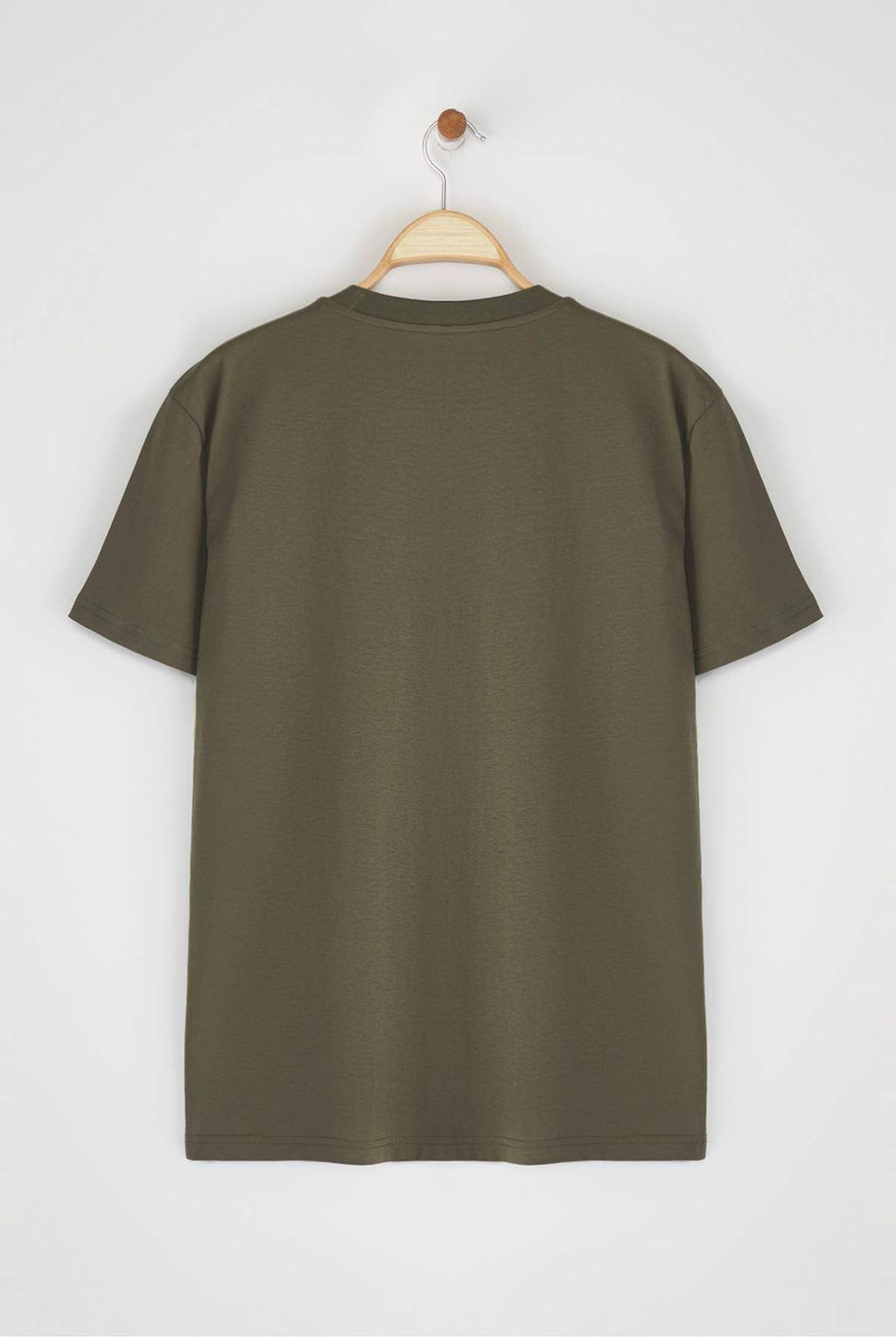 TRENDYOL MAN Siyah Regular/Normal Kesim Renk Bloklu %100 Pamuklu T-Shirt TMNSS24TS00076 - Trendyolmilla фото 5
