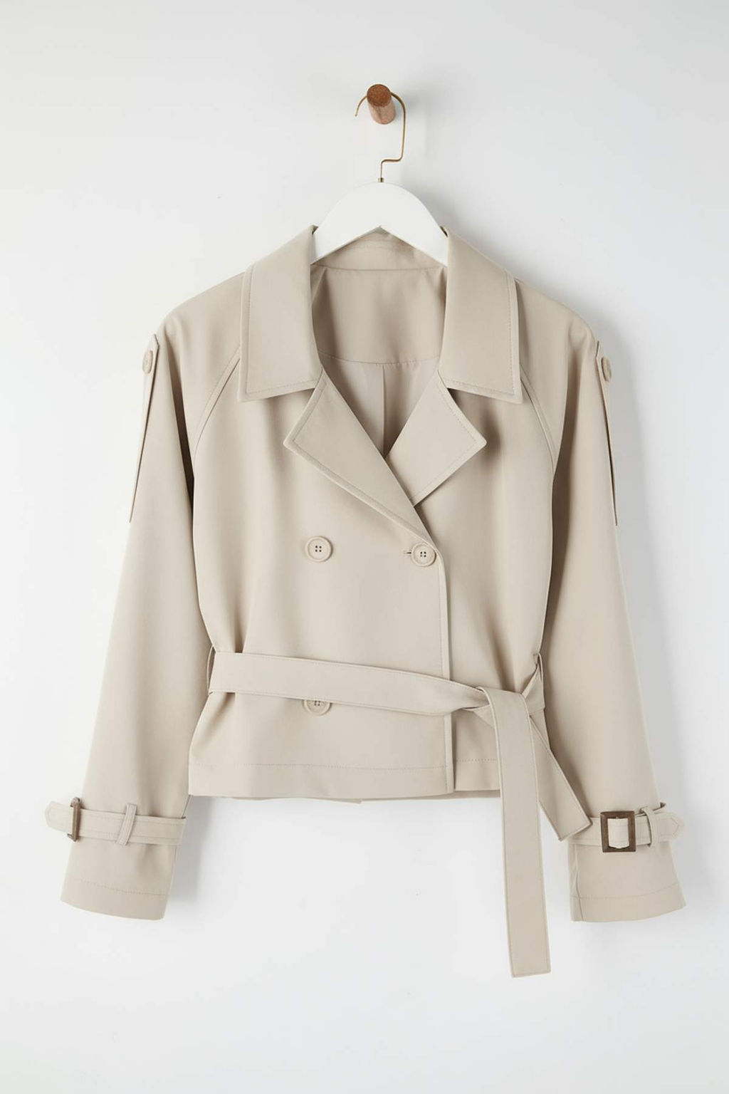 Tas Regular Buyuk Beden Trenckot TWOAW26BM00002 - Trendyolmilla фото 5