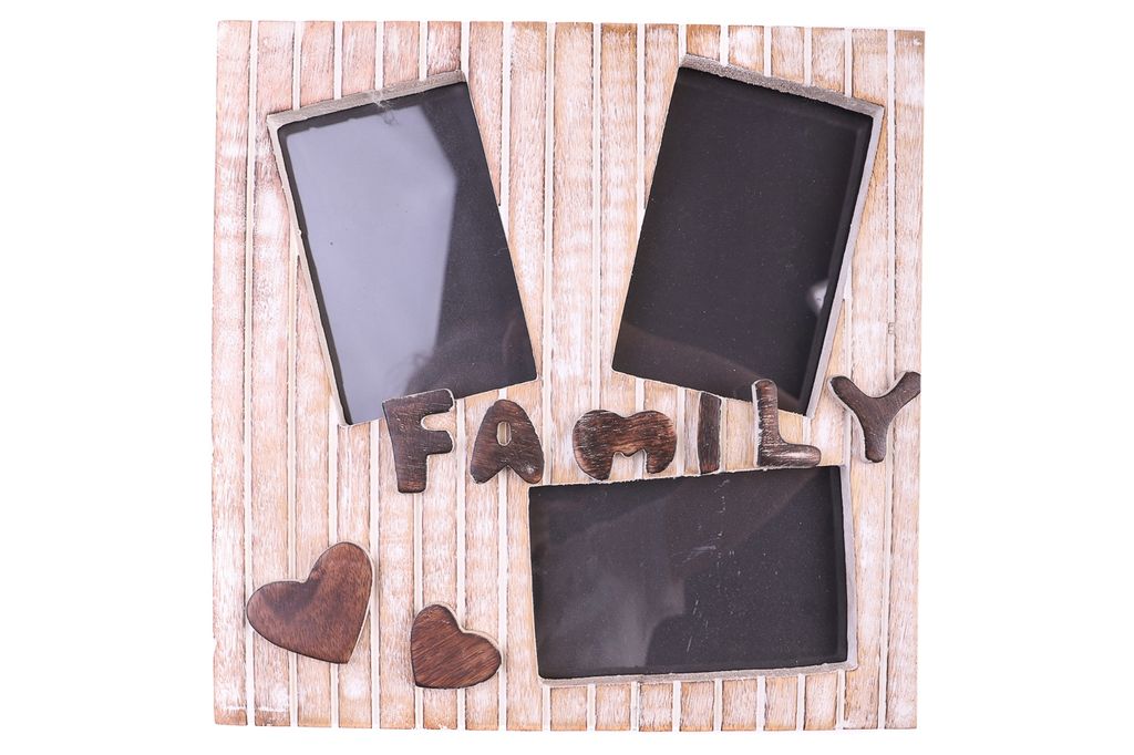 Панно для фото "Family" (дерево) № Л364/1