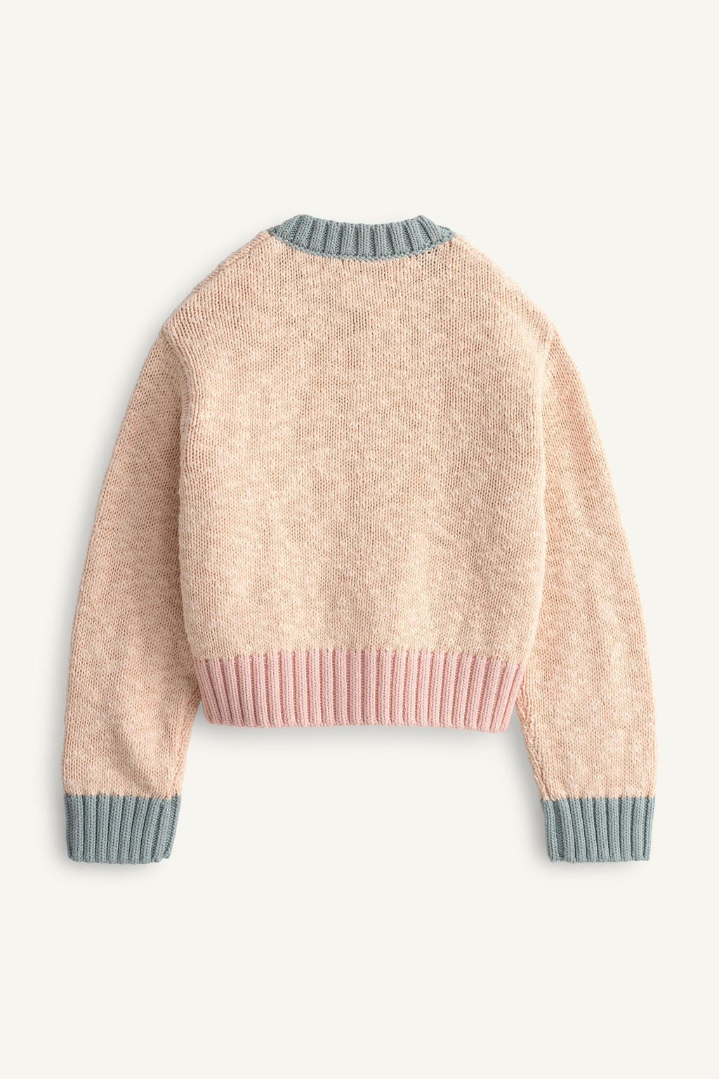 CHAQUETA PUNTO COLOR BLOCK FLOR BORDADA LIMITED EDITION / mandarina.oscuro - Zara фото 7