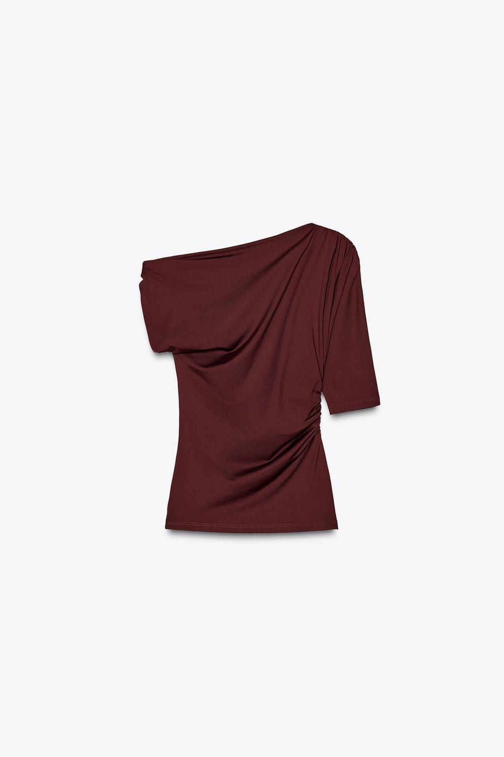 ASYMMETRIC POLYAMIDE TOP - Zara фото 29