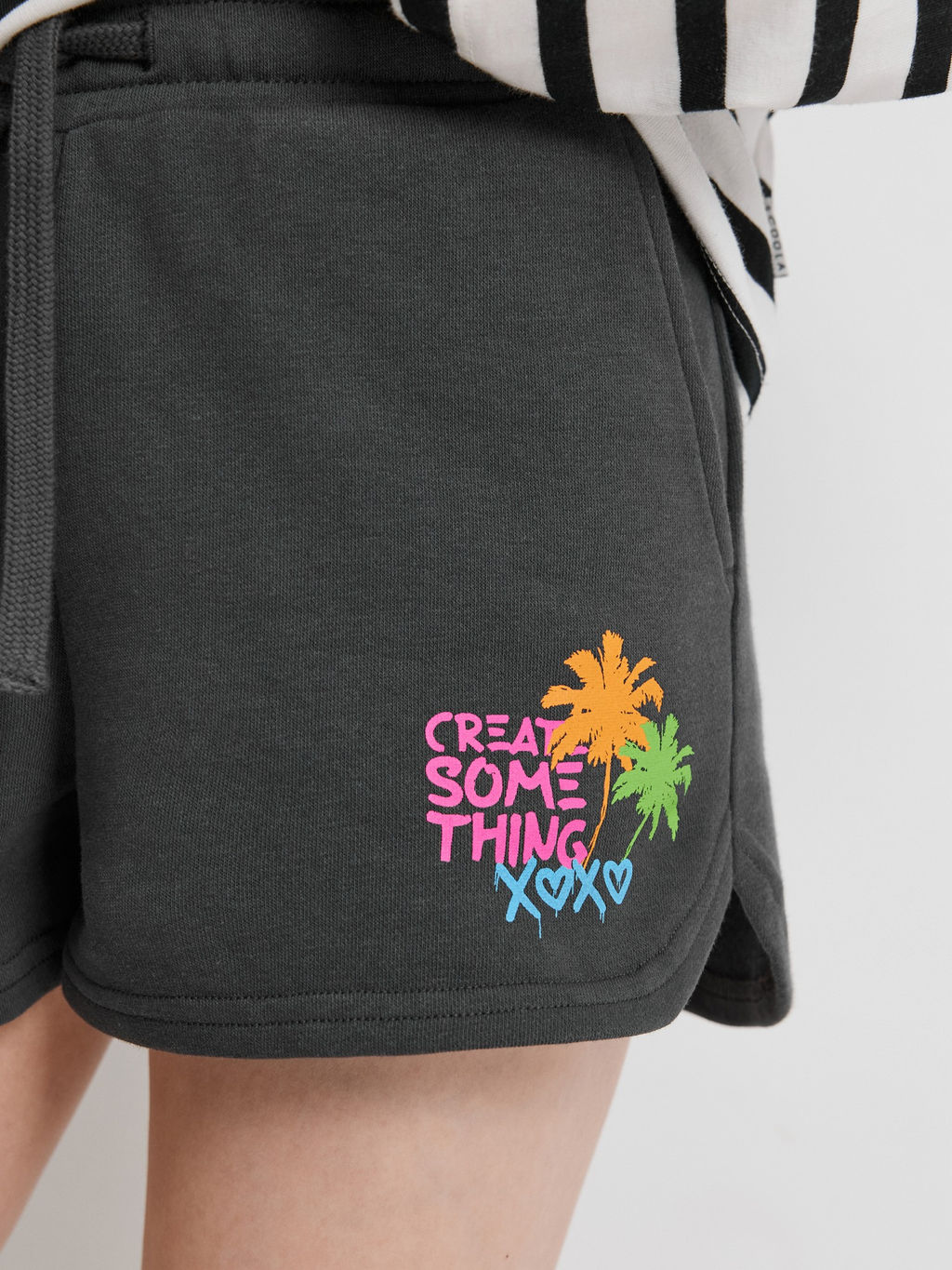 ACOOLA / Шорты детские для девочек Mirt пепельно-серый  фото 3