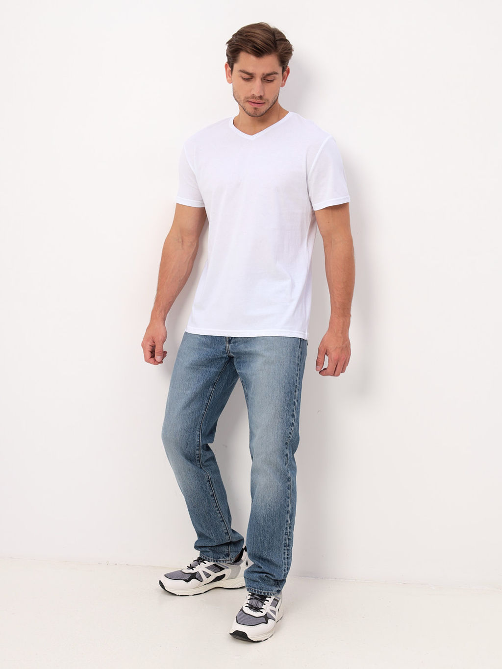 Футболка мужская короткий рукав GREG G146-RD-0001 (белый) фото 3