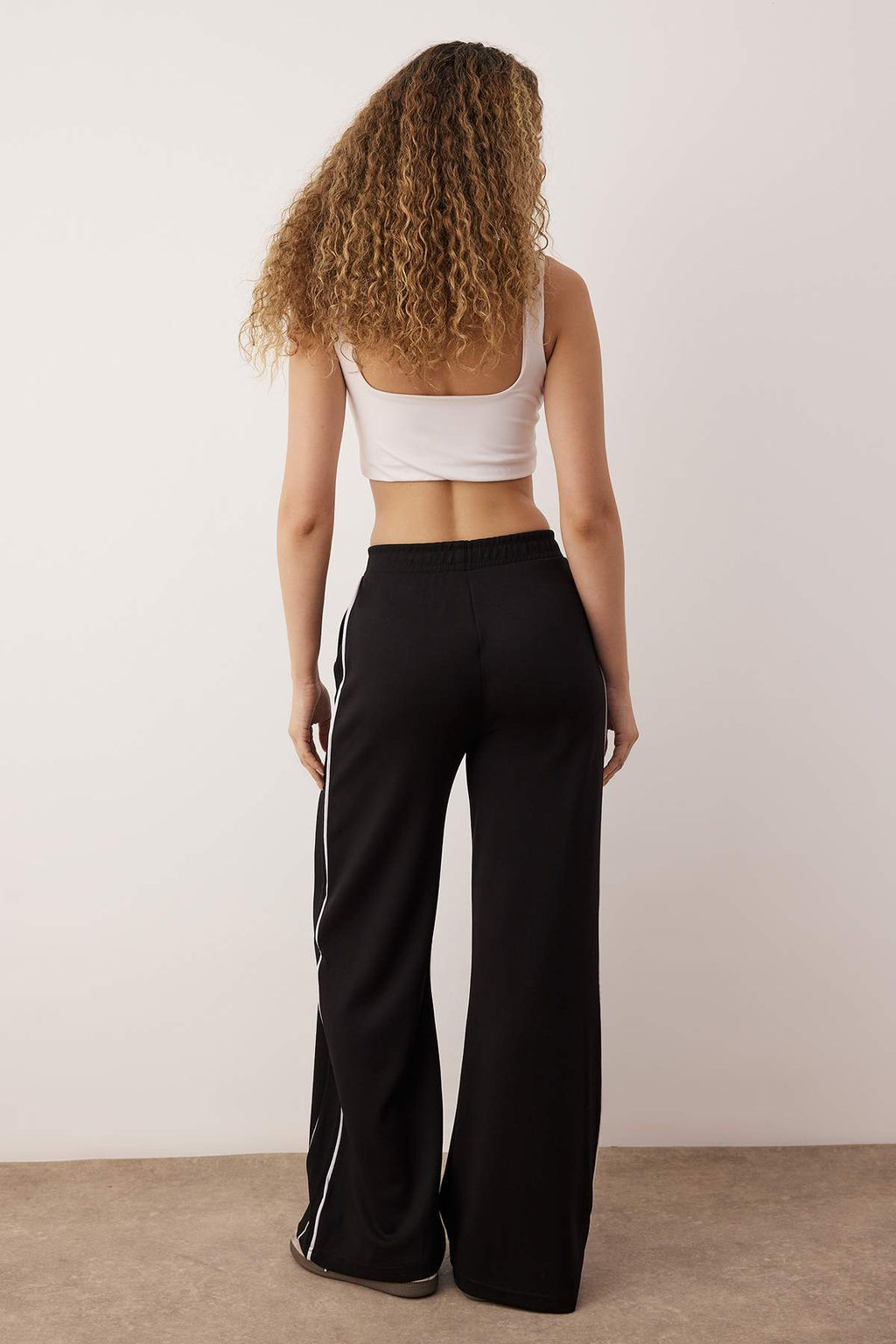 Bordo Biyeli Wide Leg/Genis Paca Orme Spor Esofman Alt? THMAW26EA00001 - Trendyolmilla фото 10