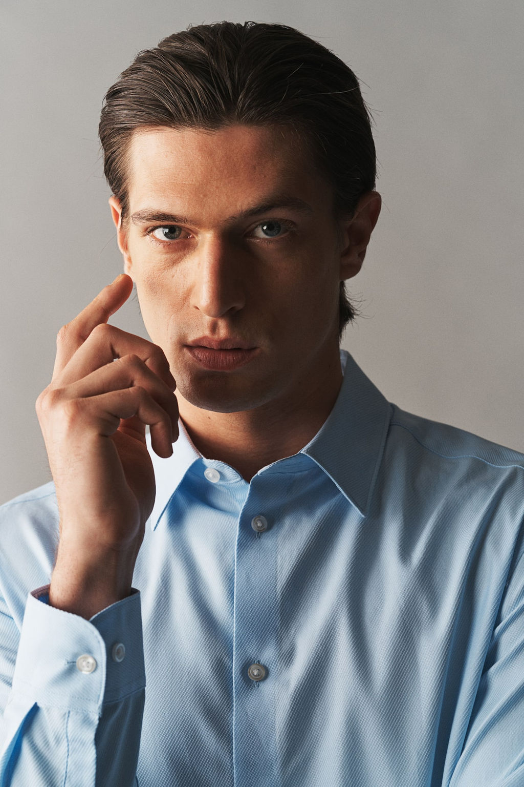 Camisa en algodon pima Slim Fit - H&m фото 3