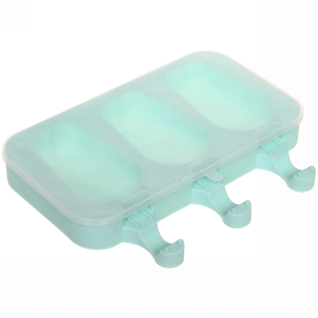 Форма для приготовления мороженого "Зайки" силиконовая 19,5*15см