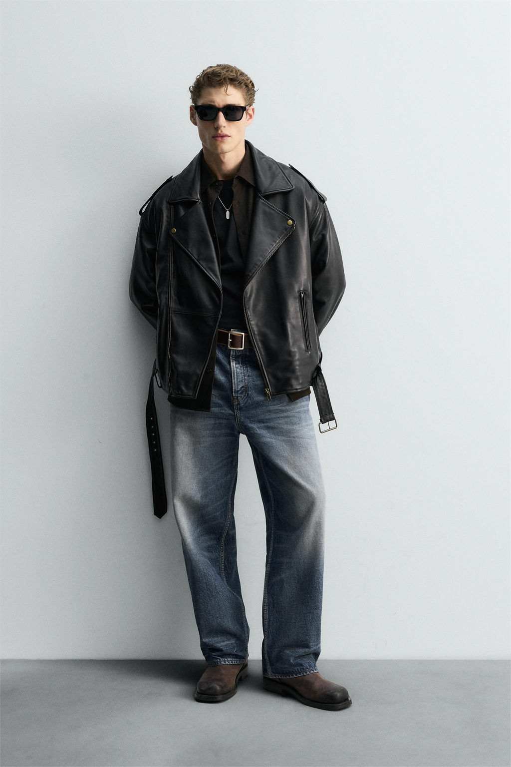 LEATHER BIKER JACKET LIMITED EDITION