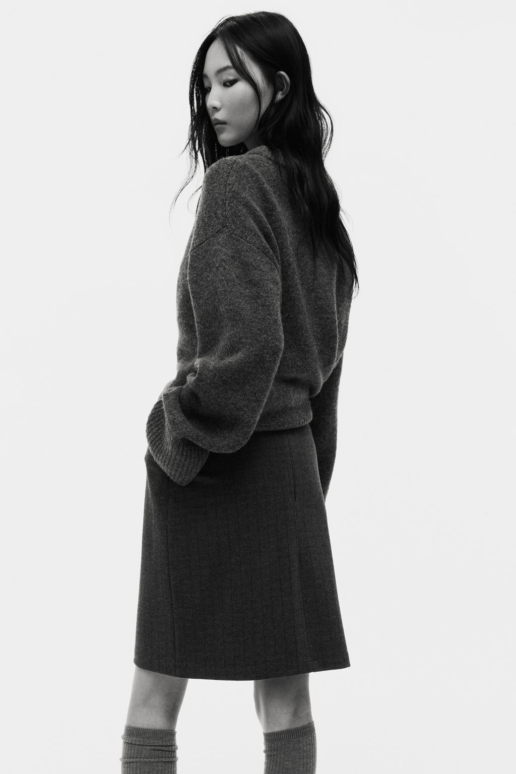 Falda de tubo en punto - H&m фото 7