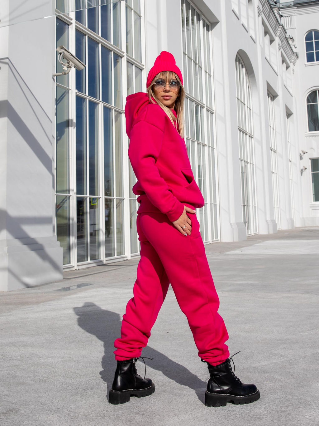 Женский Спортивный костюм БД030, фуксия от Спортсоло