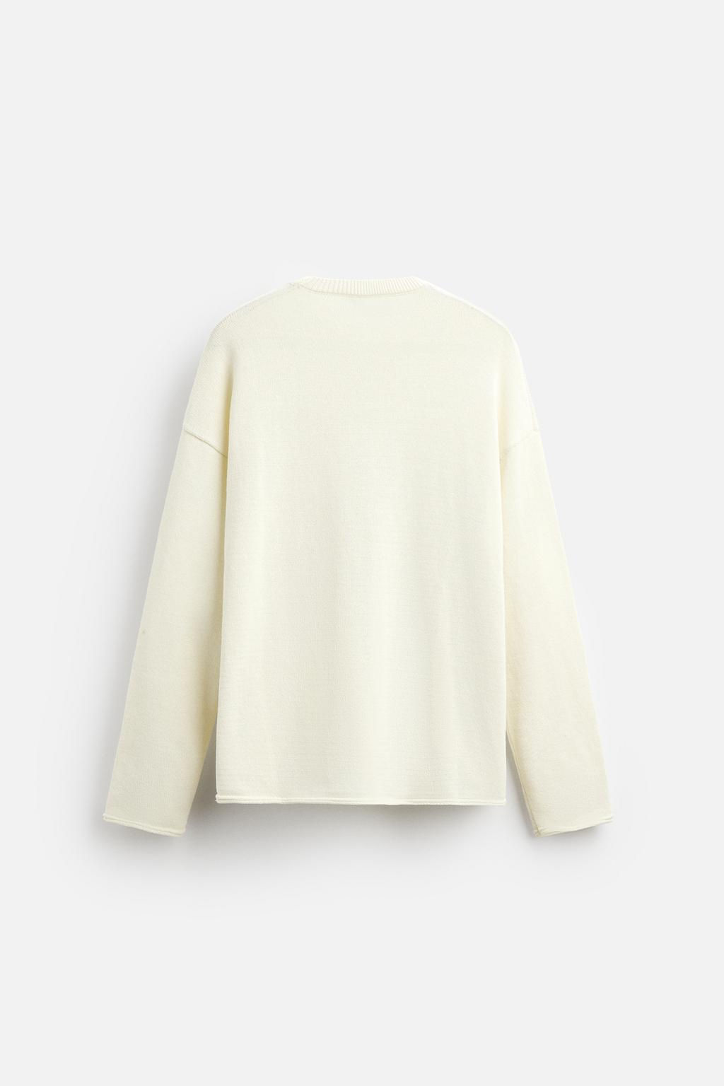 SWEATER WITH RAISED FINISH - Zara фото 17