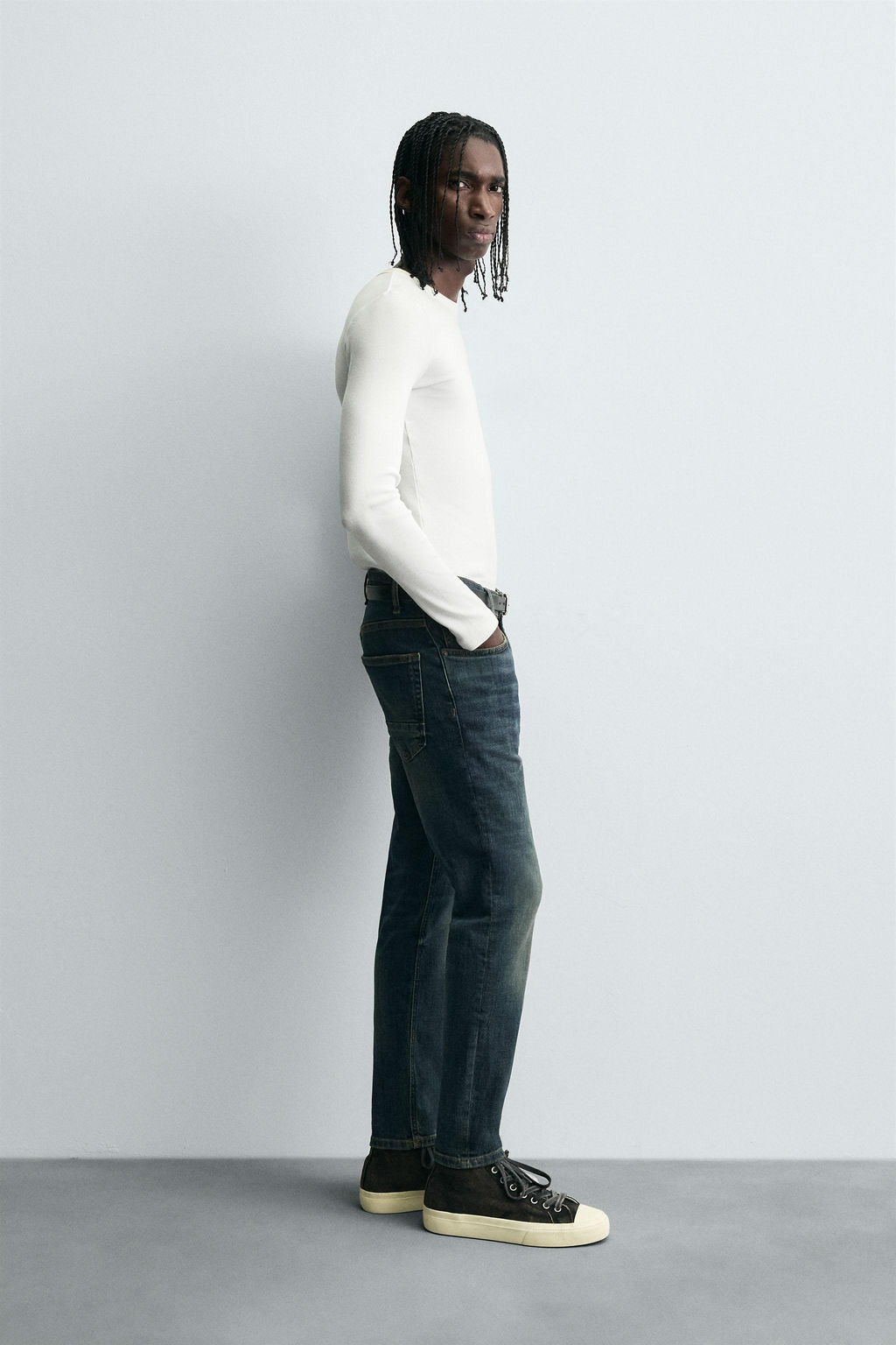 SKINNY CROPPED FIT JEANS - Zara фото 13