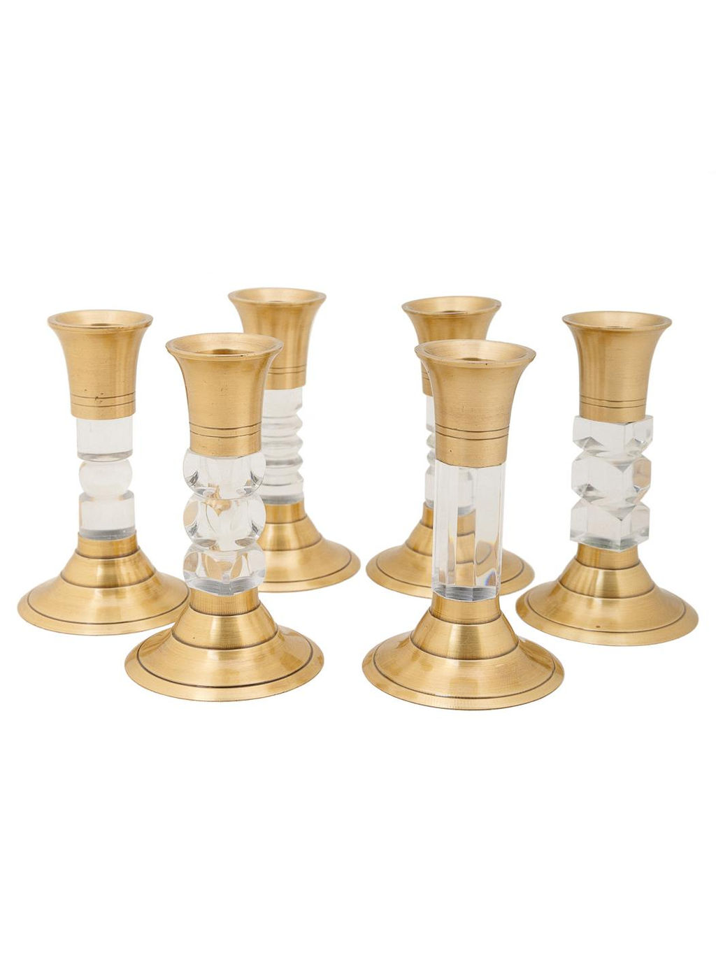 Подсвечник набор из 6-ти (полиш) № П736/2
