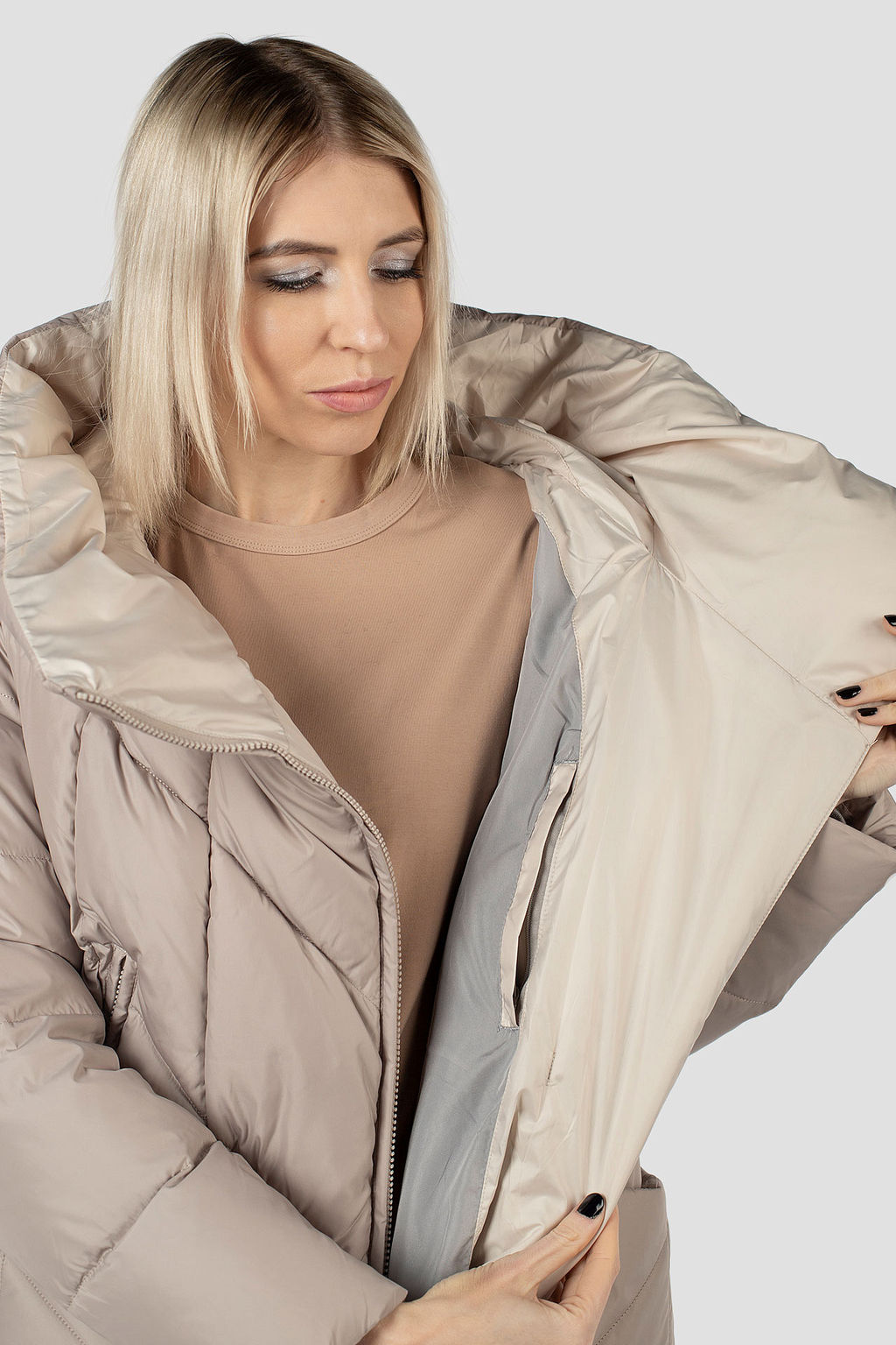 Куртка женская зимняя (Холлофайбер 300) - Империя пальто фото 11