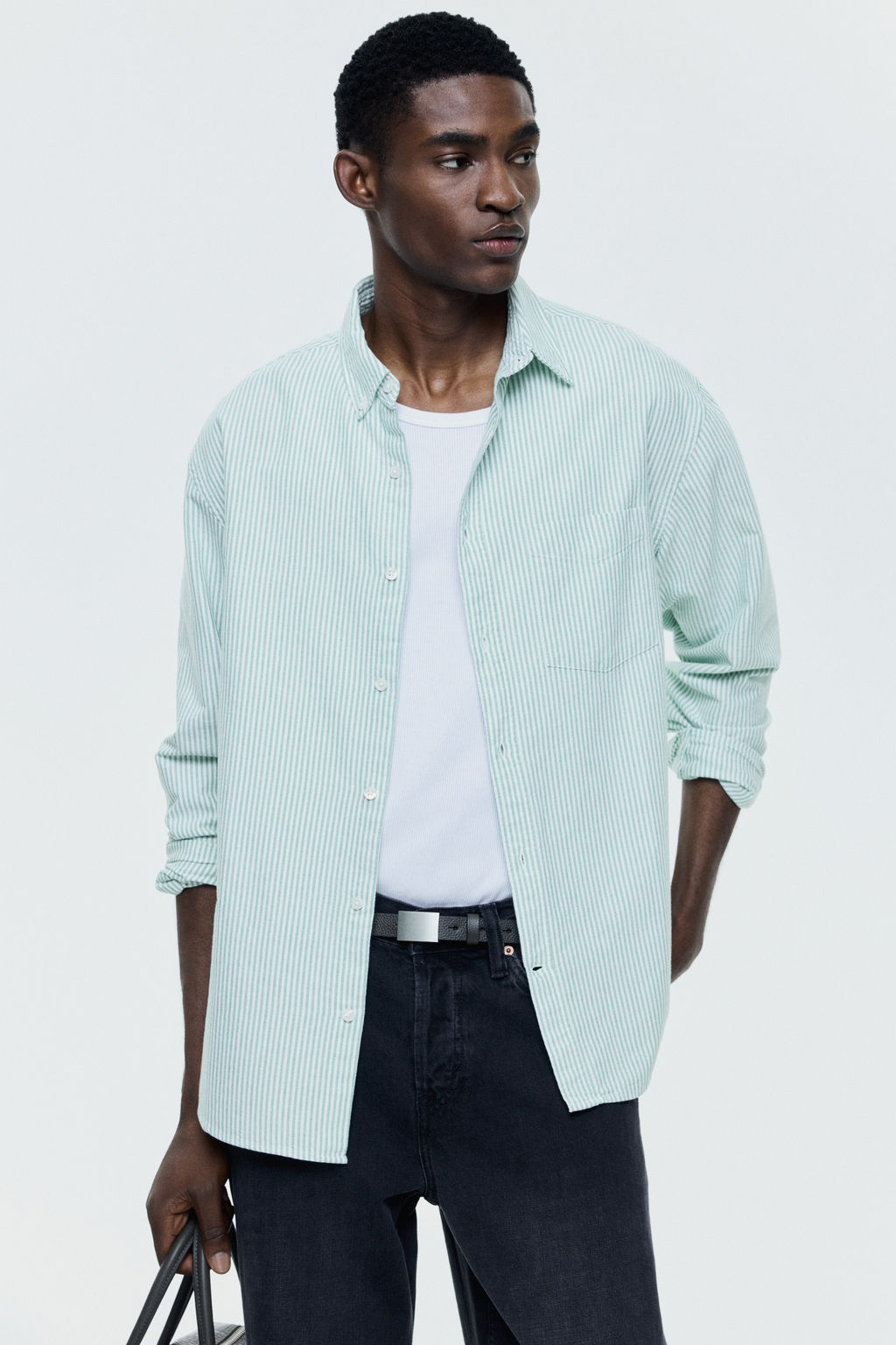 Camisa Oxford Regular Fit - H&m фото 10