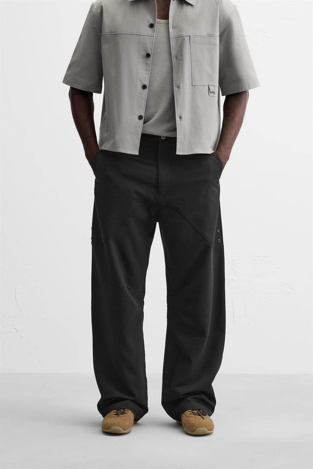 FLARED TROUSERS WITH SEAM DETAILS - Zara фото 2