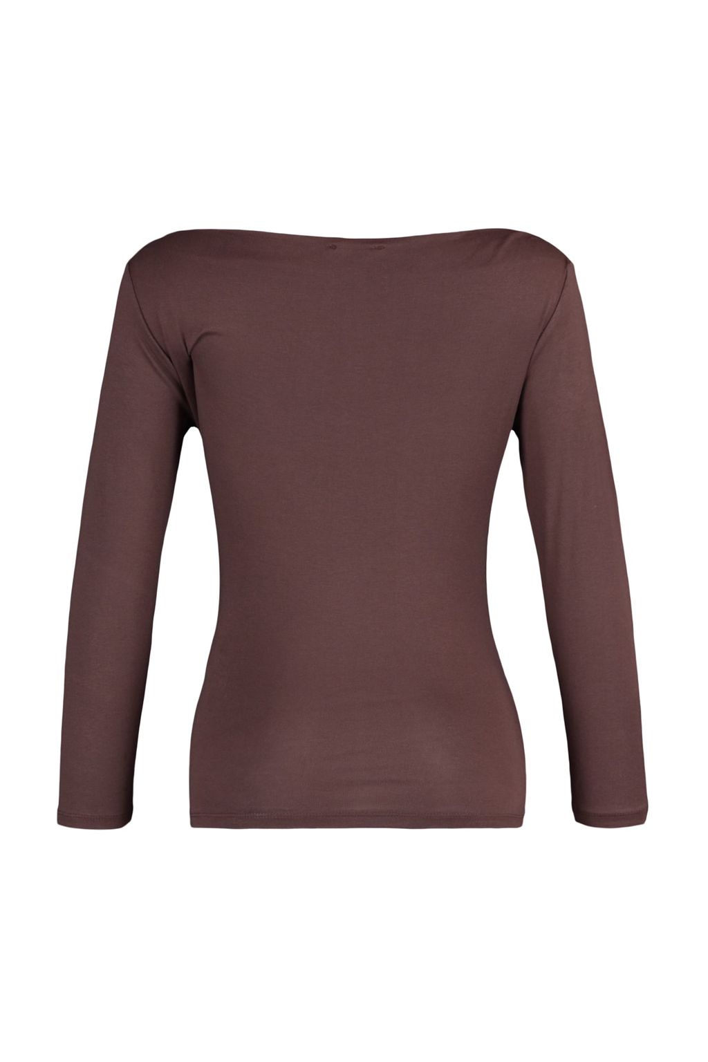 Trendyolmilla Lacivert Fitted/Vucuda Oturan Uzun Kol Kay?k Yaka Viskoz Esnek Orme Bluz TWOAW21BZ0106 фото 8