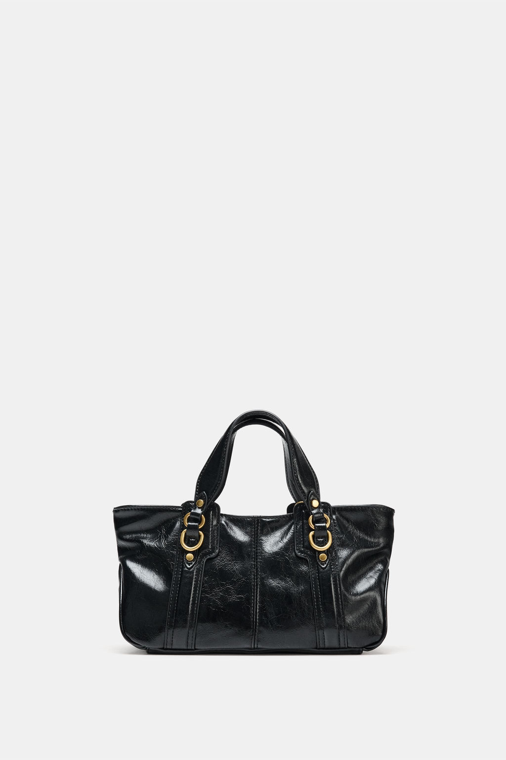 HANDBAG WITH METAL DETAILS - Zara фото 3