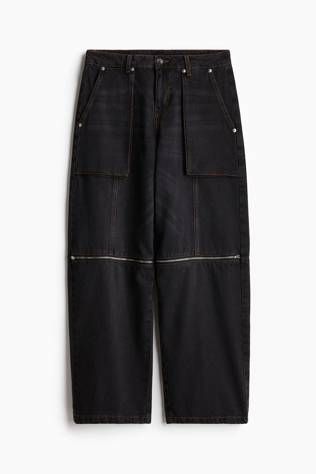 Barrel Low Cargo Jeans - H&m фото 5