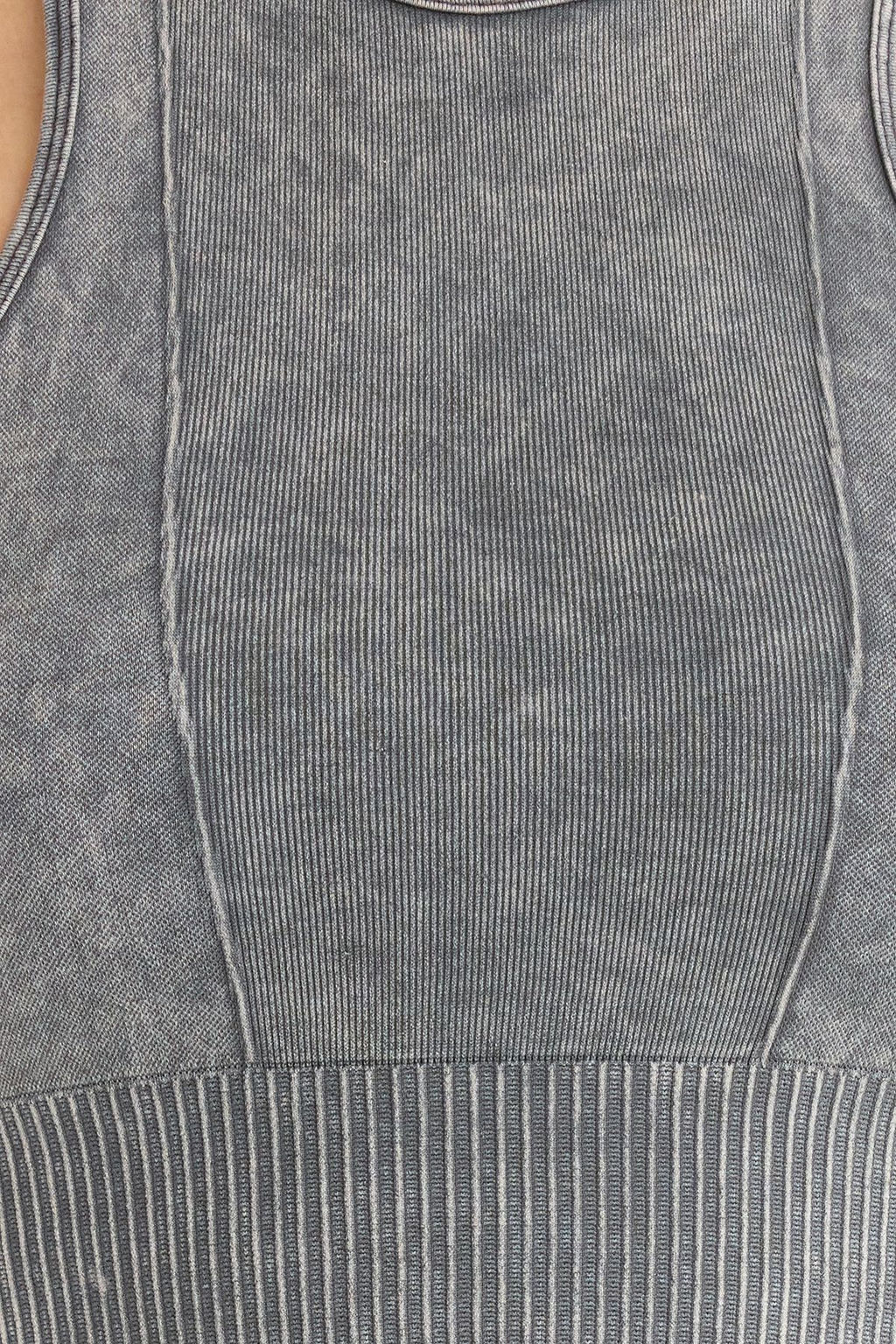 Trendyolmilla Lacivert Seamless/Dikissiz Crop Y?kamal? Halter Yaka Orme Spor Ust/Bluz THMSS23SS00004  фото 3