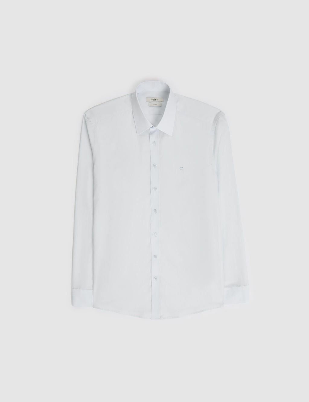 A__k Mavi Slim Fit Pamuk Klasik G_mlek