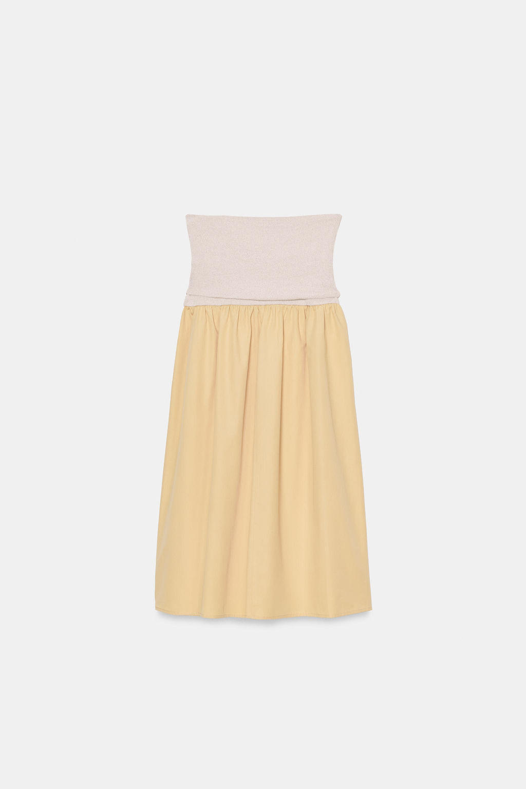 FALDA COMBINADA FAJ?N / Crudo/Amarillo - Zara фото 4