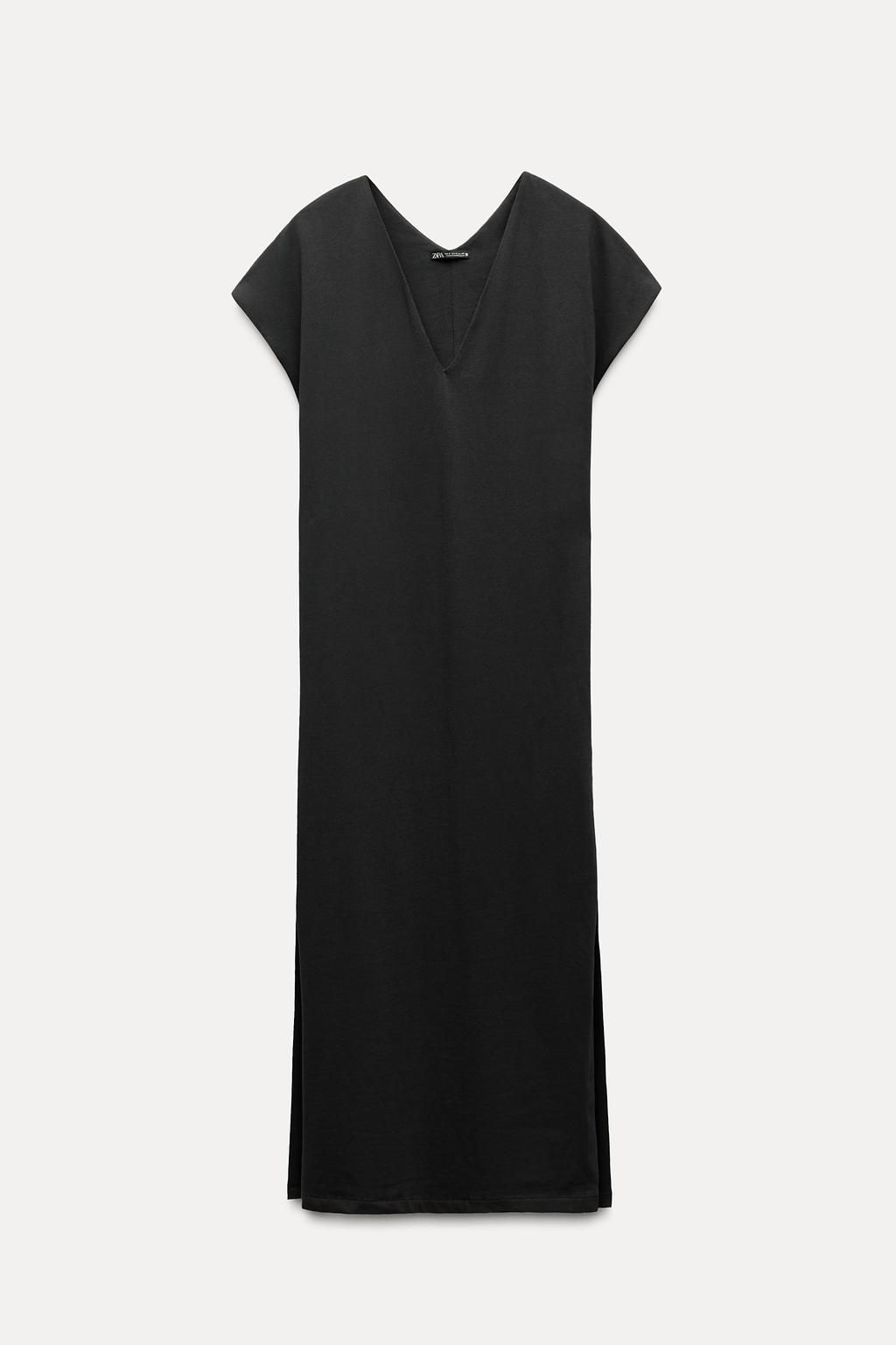 WASHED MIDI DRESS - Zara фото 5