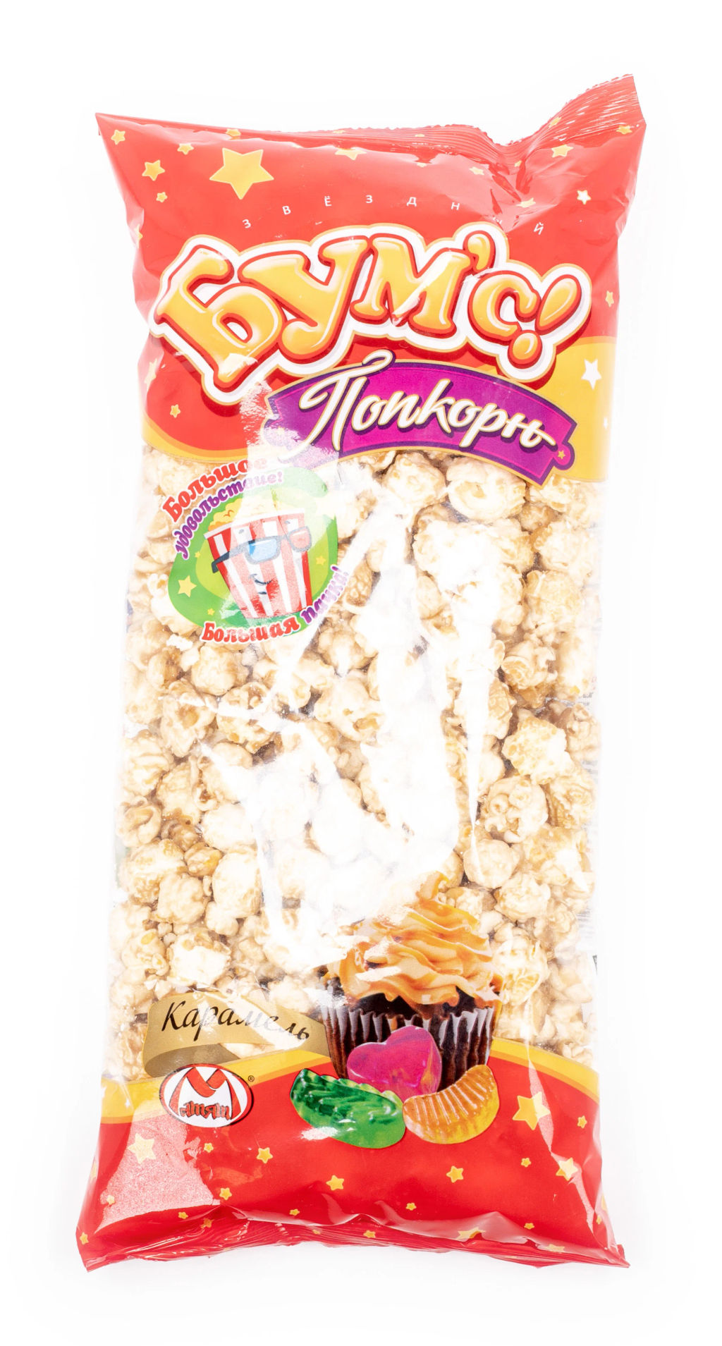 Звездный Бумс со вкусом КАРАМЕЛИ попкорн вес 200 г (Матяш)