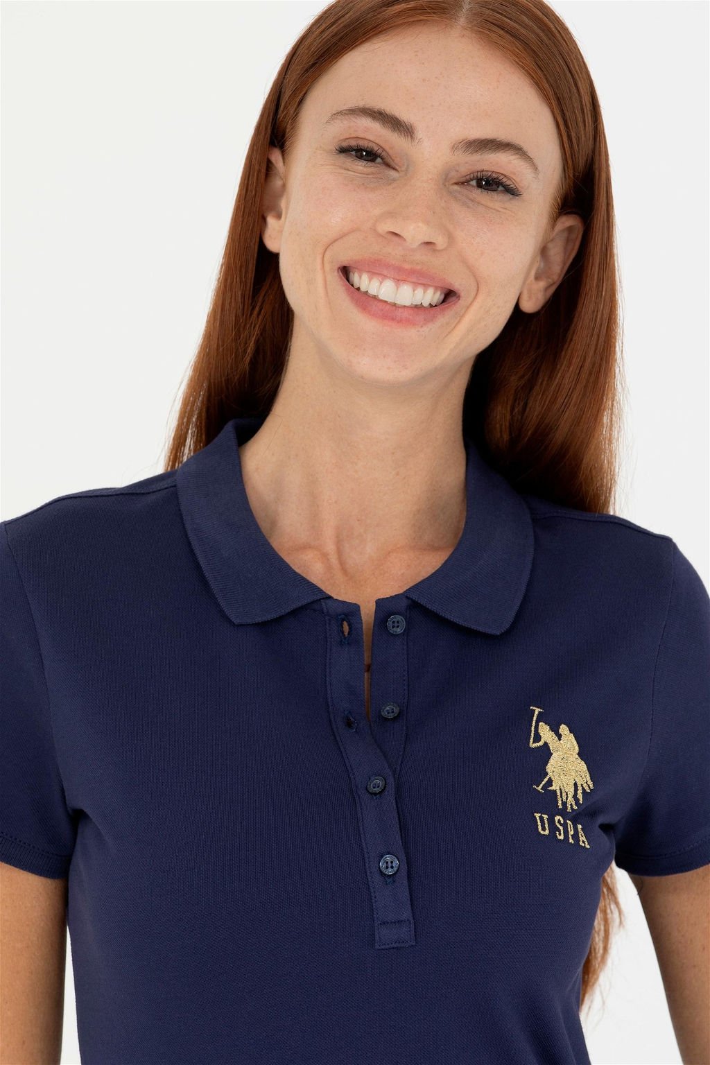 Женское темно-синее вязаное платье - U.s. polo assn фото 9