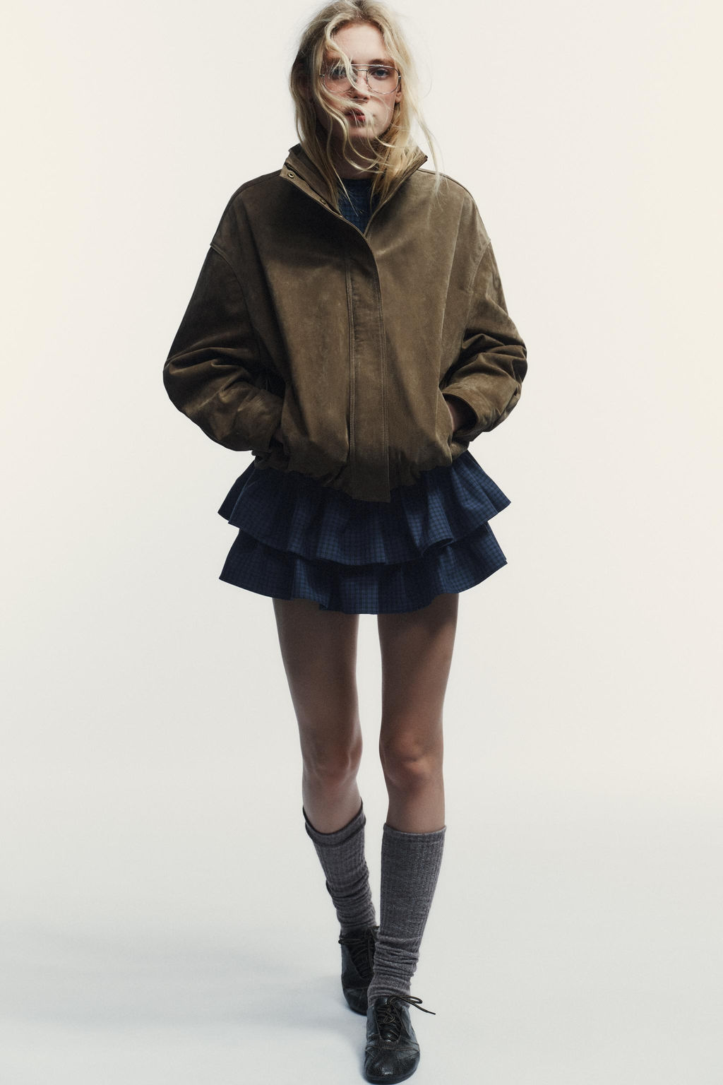 100% VOLUME SUEDE LEATHER JACKET