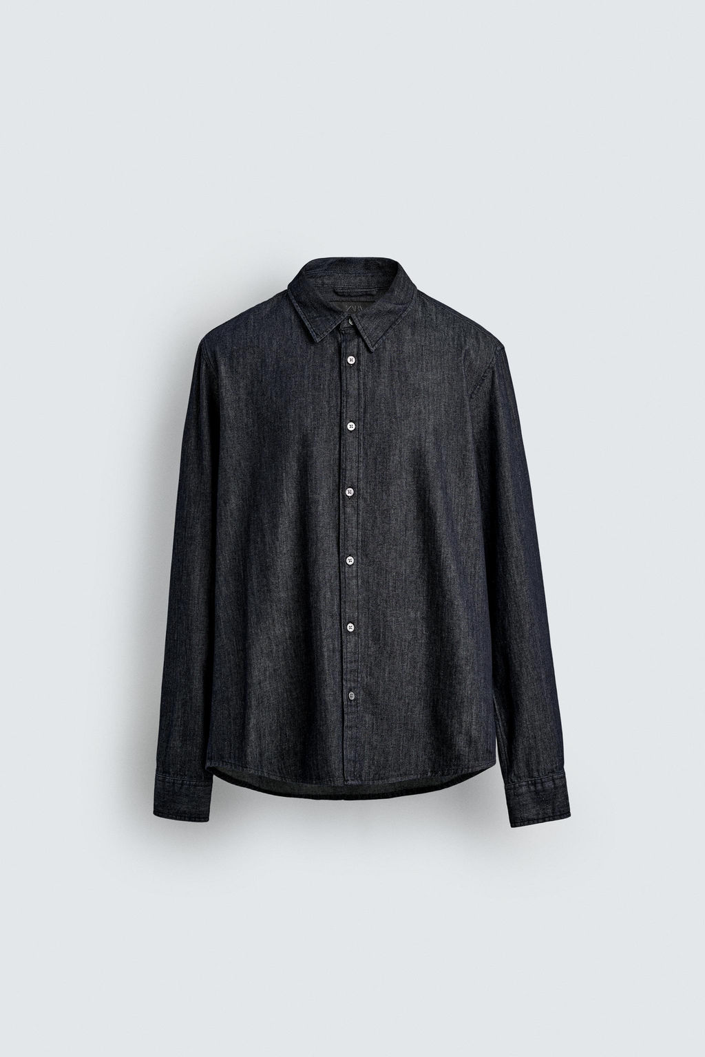 REGULAR FIT DENIM SHIRT - Zara фото 8