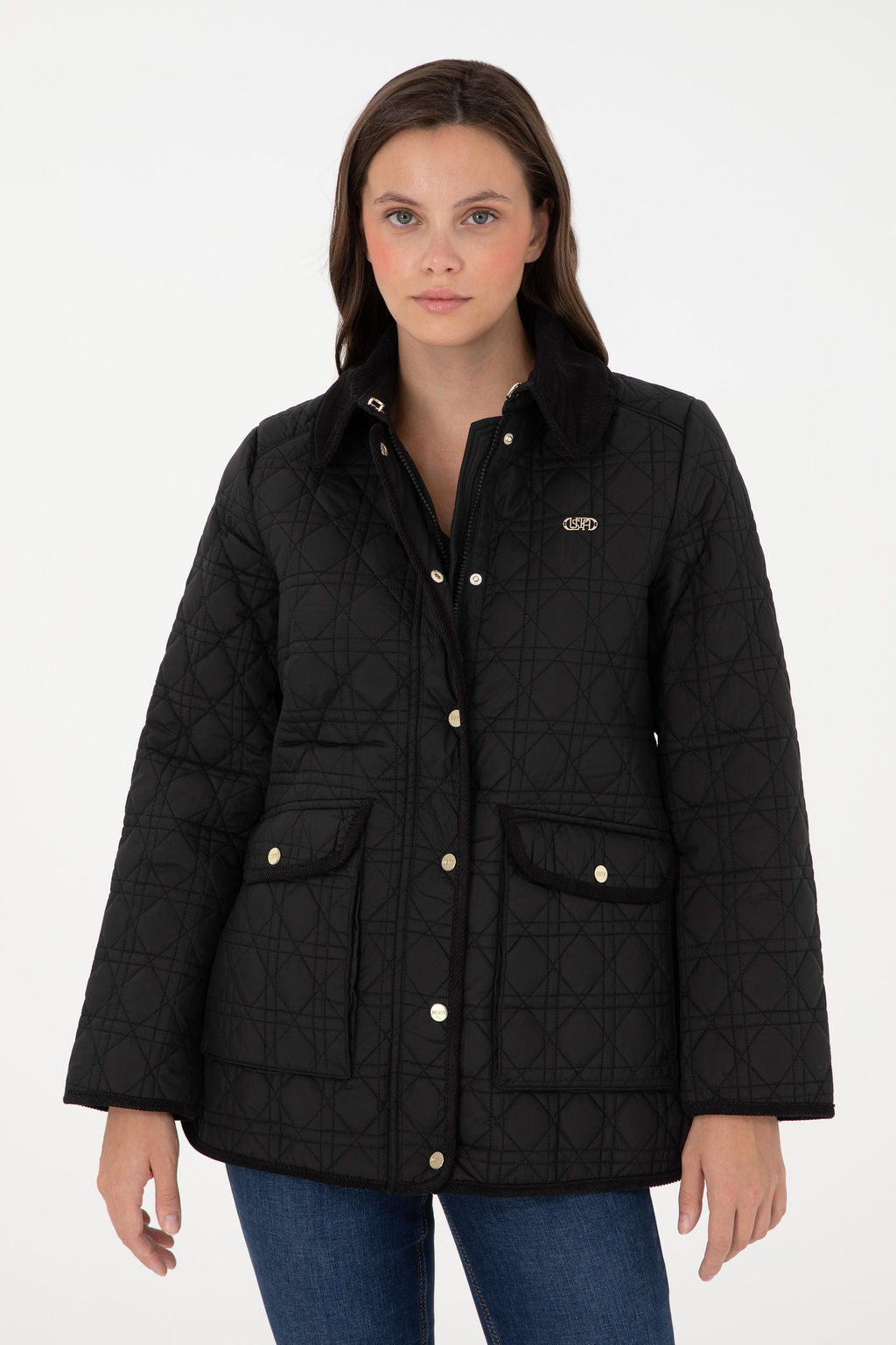 Женское черное пальто Неожиданная скидка в корзине - U.s. polo assn фото 3