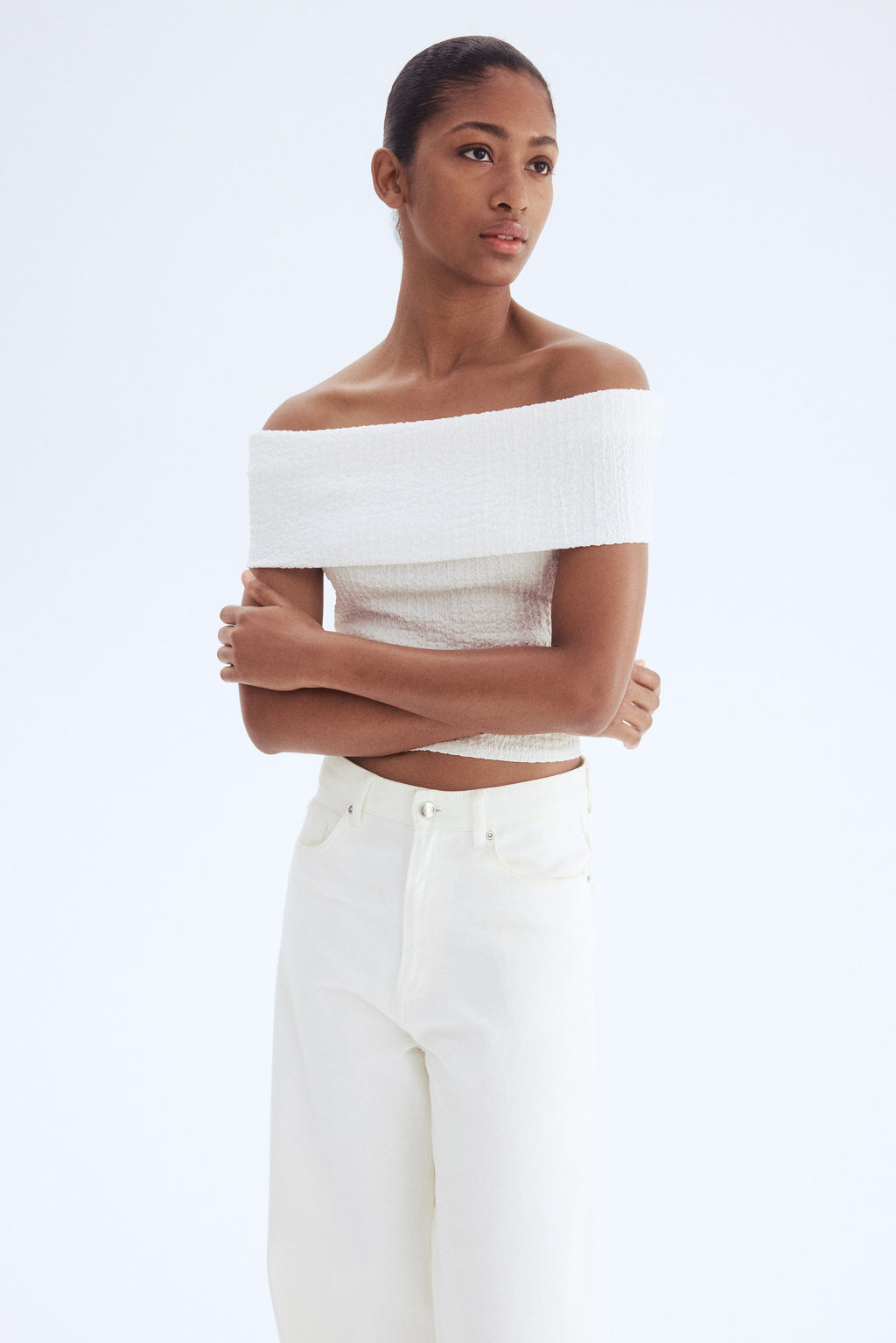 Top off-the-shoulder - H&m фото 5