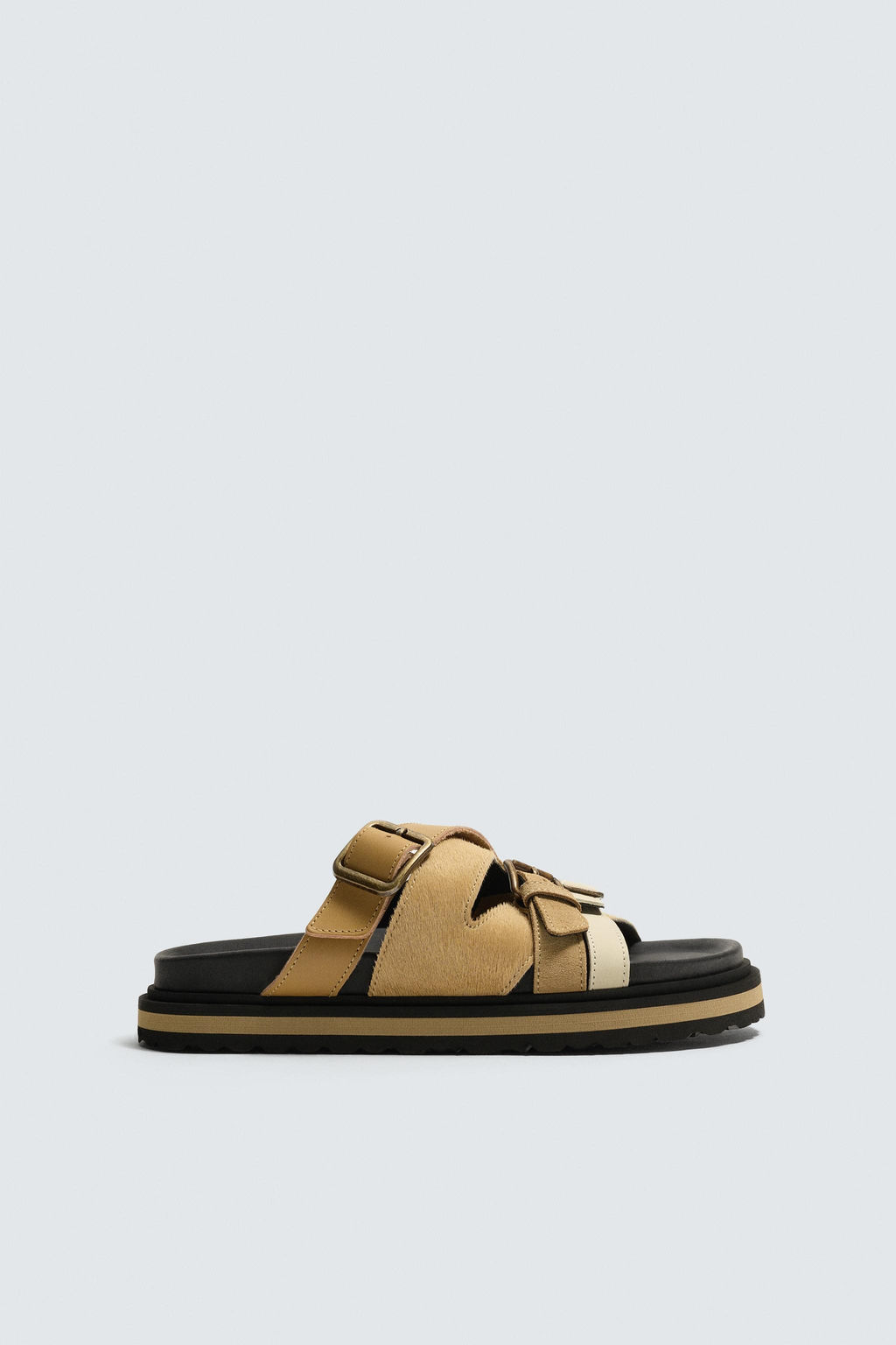 LTHR SNDLS / Beige - Zara фото 4
