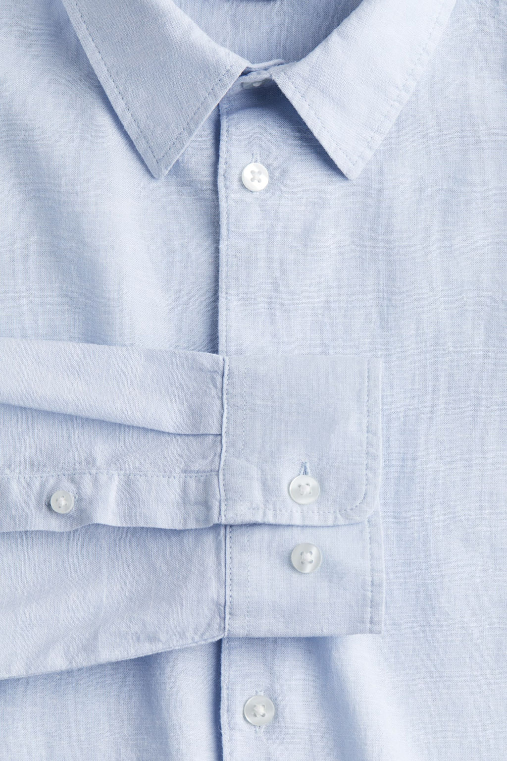 Camisa en mezcla de lino Regular Fit - H&m фото 6
