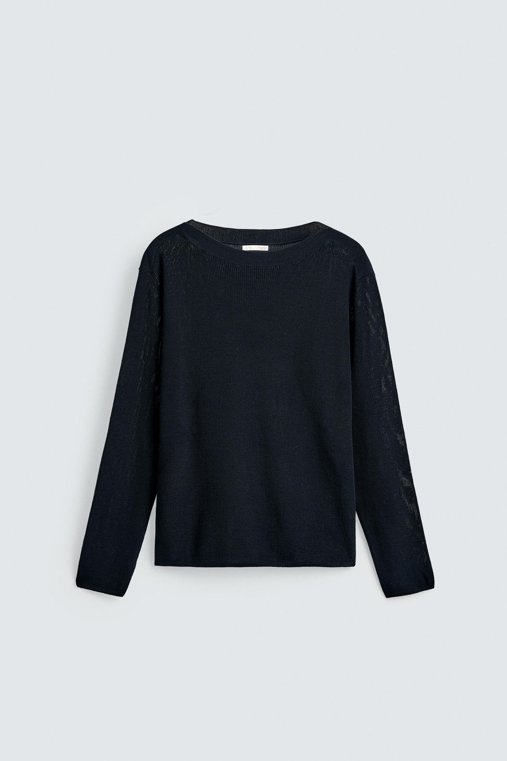 TEXTURED SWEATER WITH MERCERISED FINISH - Zara фото 7