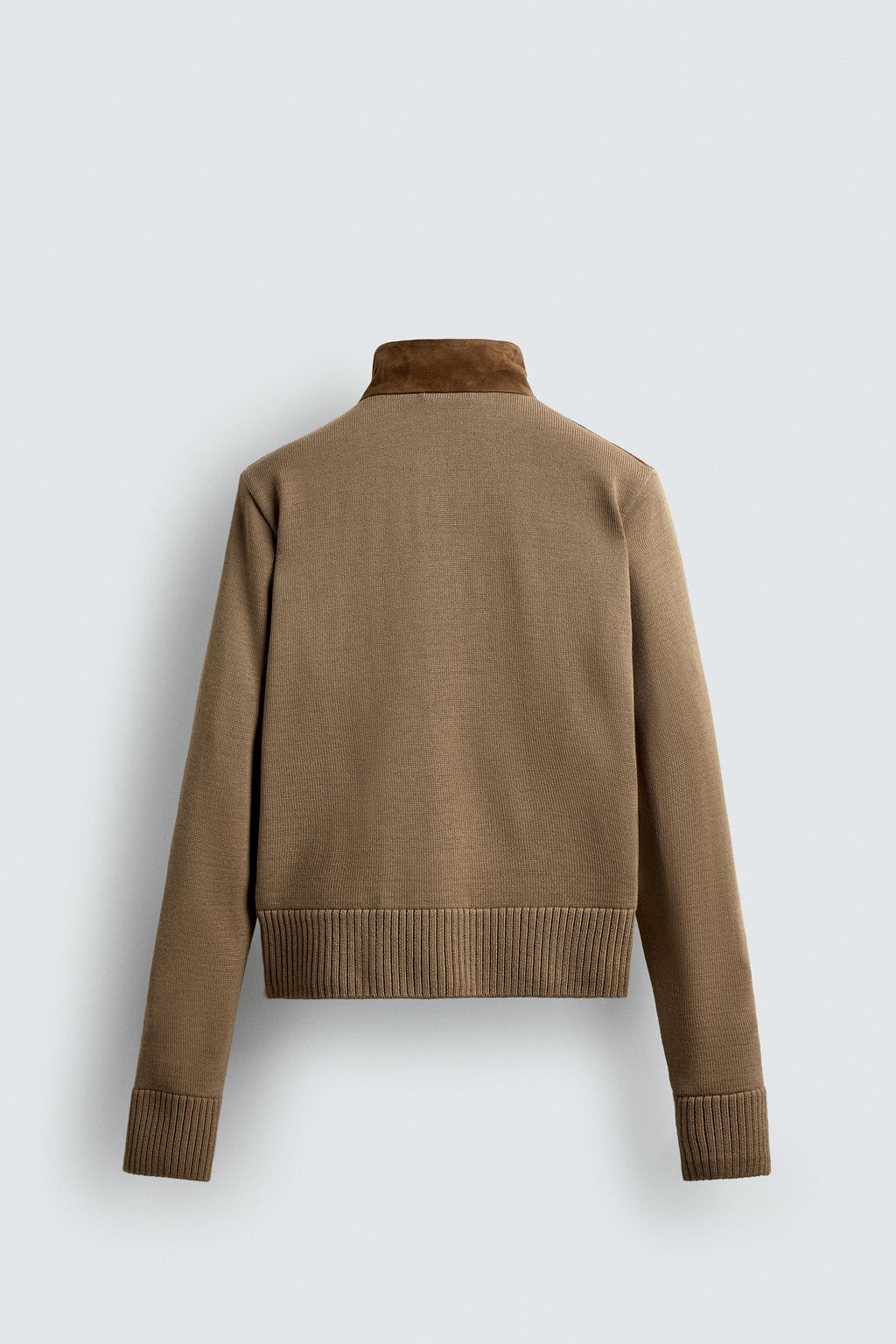 LIMITED EDITION COMBINED LEATHER JACKET - Zara фото 10