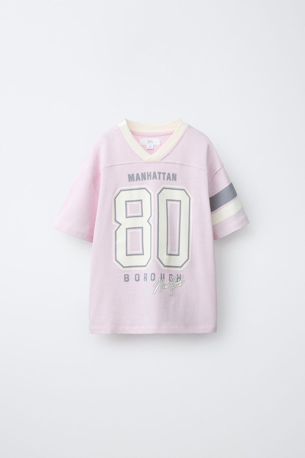 CAMISETA VARSITY TEXTO / Rosa - Zara фото 2