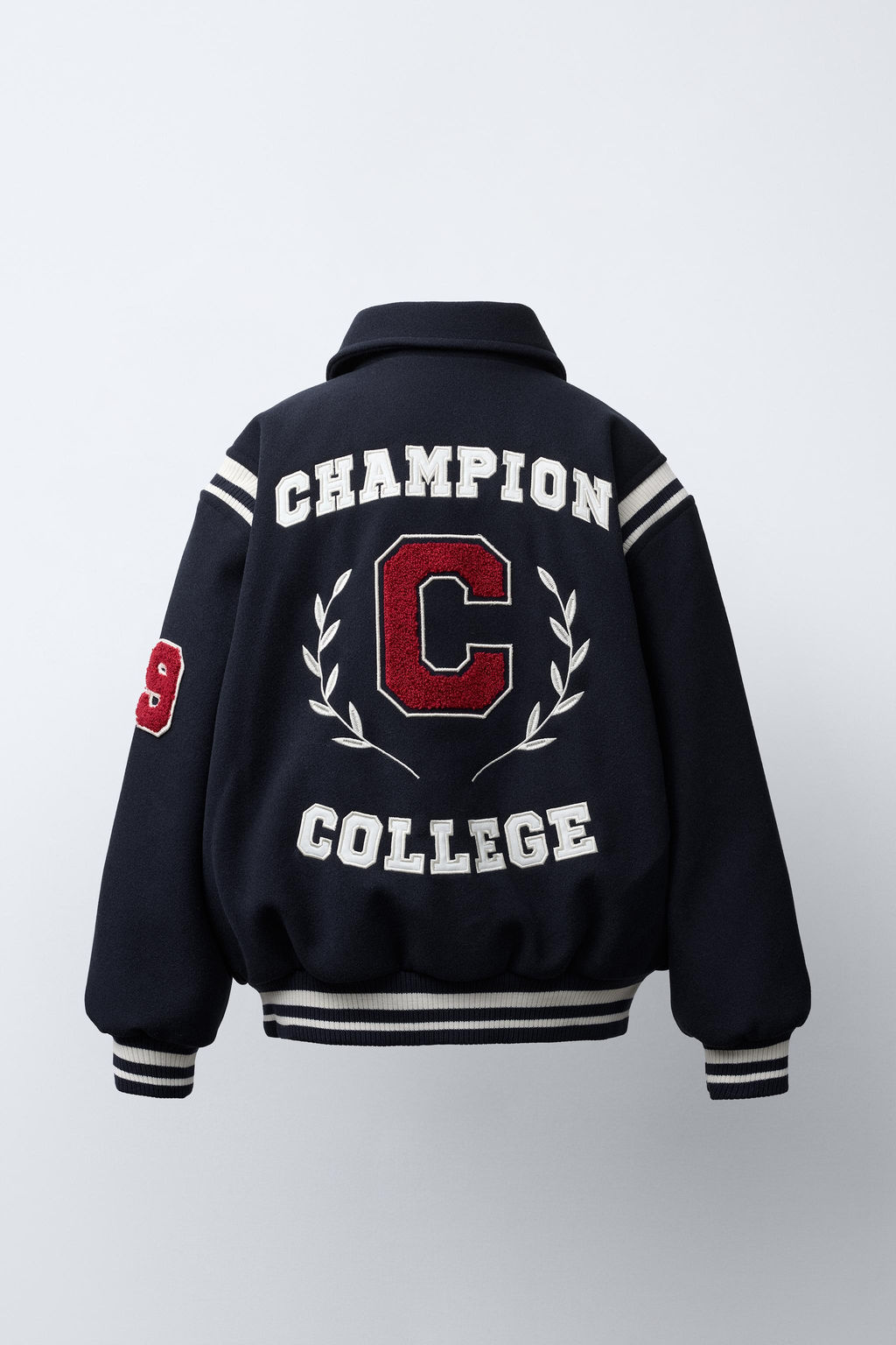 BOMBER JACKET WITH CHAMPION ® X ZARA PATCHES  фото 4