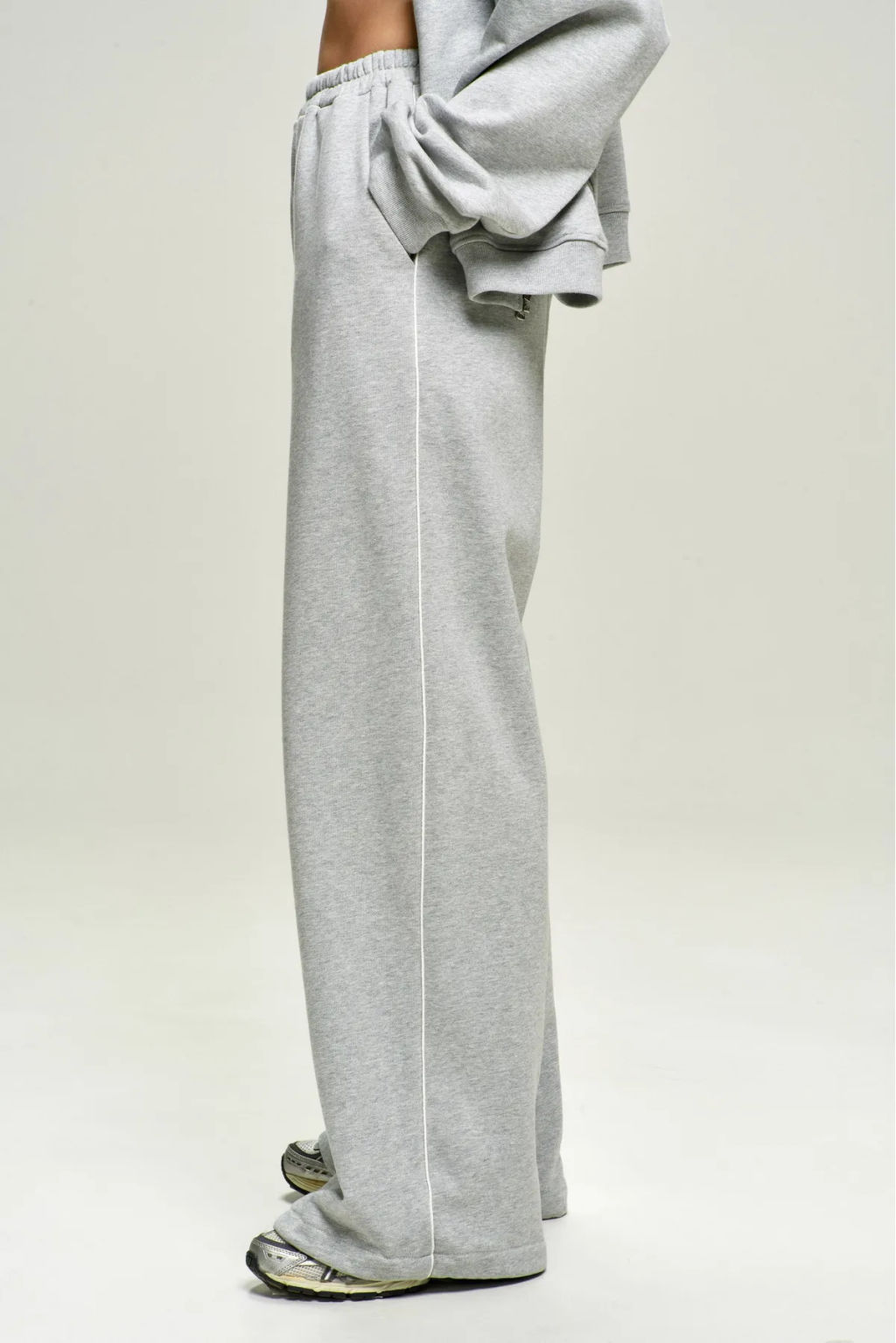 Брюки на кулиске Grey Melange - Erist store фото 8