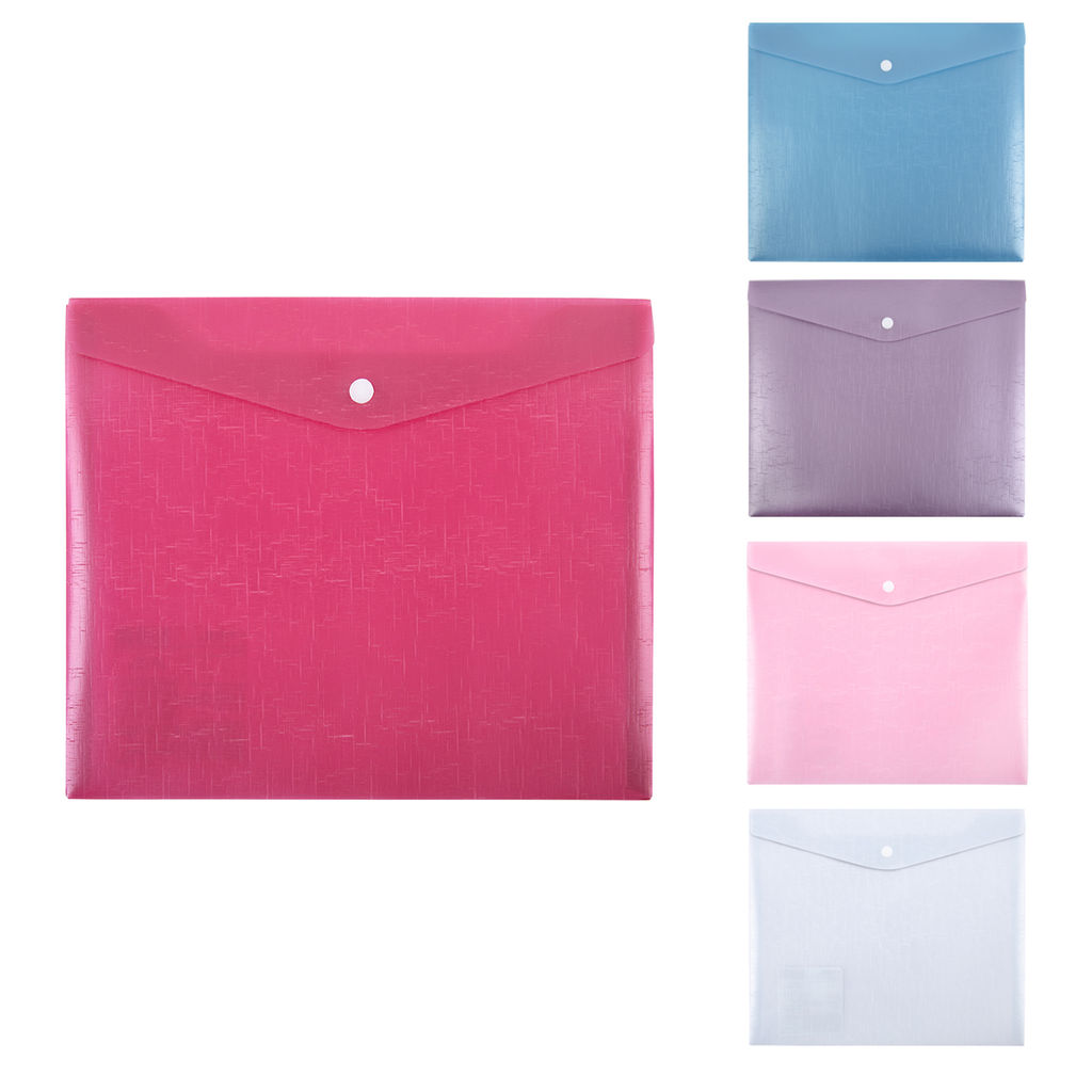 Expert Complete Trend ICEberries Папка-конверт для тетрадей с кнопкой A5+ 180 мкм лён 20 шт. лёд ЕС211120053