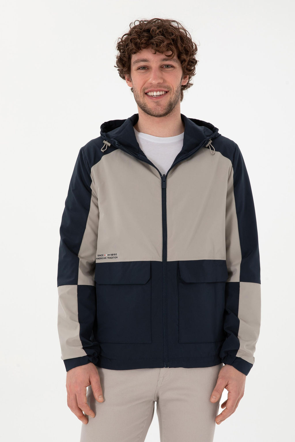 Erkek Lacivert Mont Sepette S_rpriz _ndirim