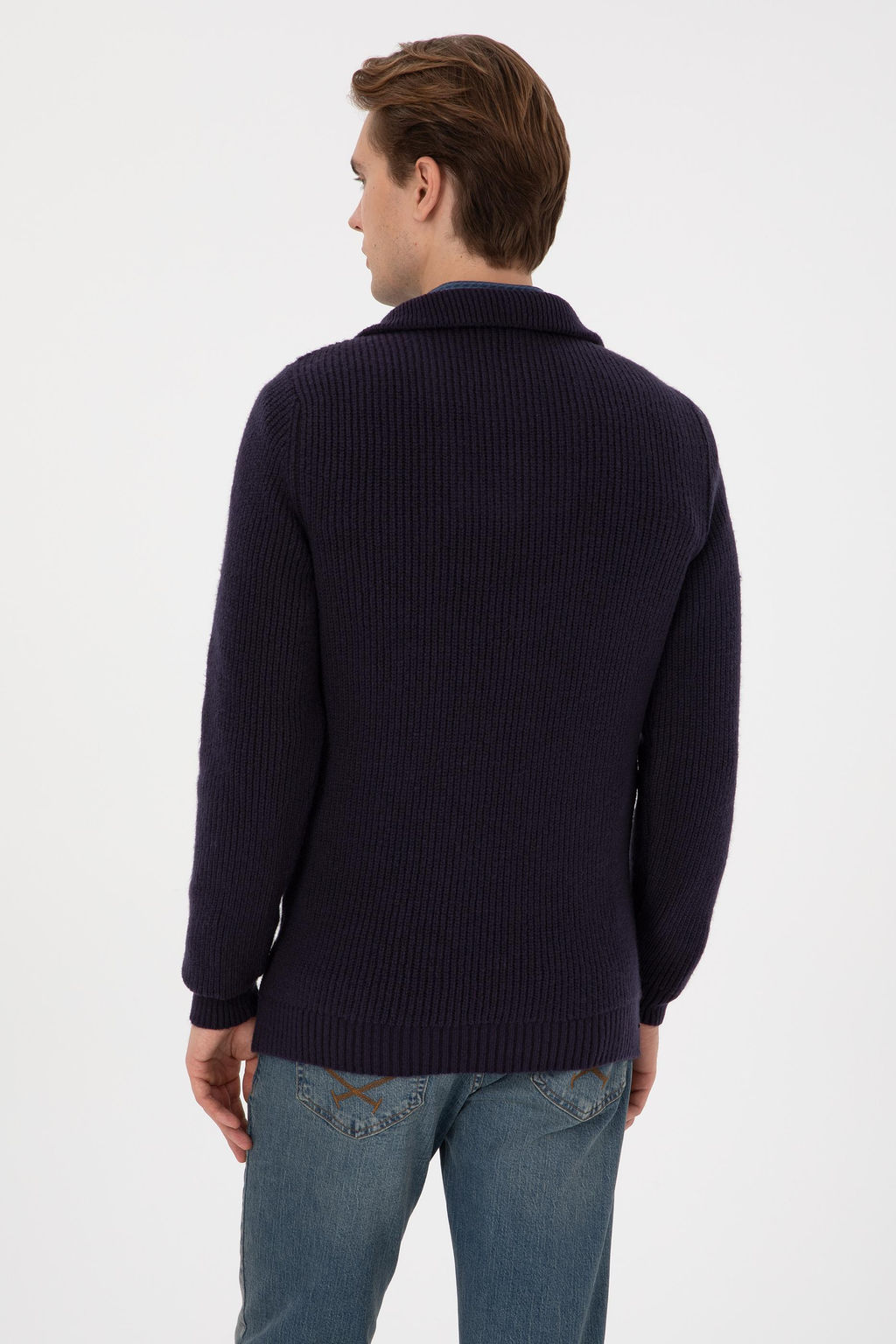 Erkek Lacivert Kazak - U.s. polo assn фото 5