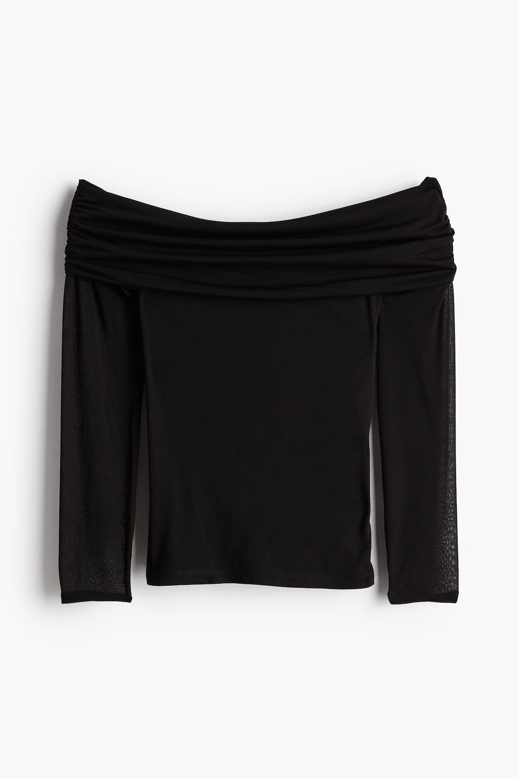 Top off-the-shoulder transparente - H&m фото 5