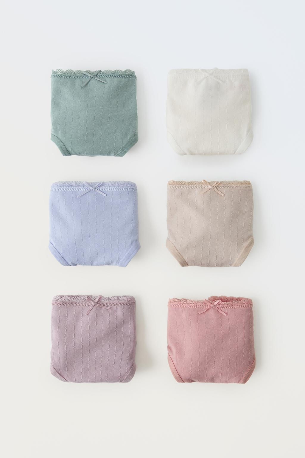 6-14 YEARS/ PACK OF SIX TEXTURED BRIEFS - Zara фото 5