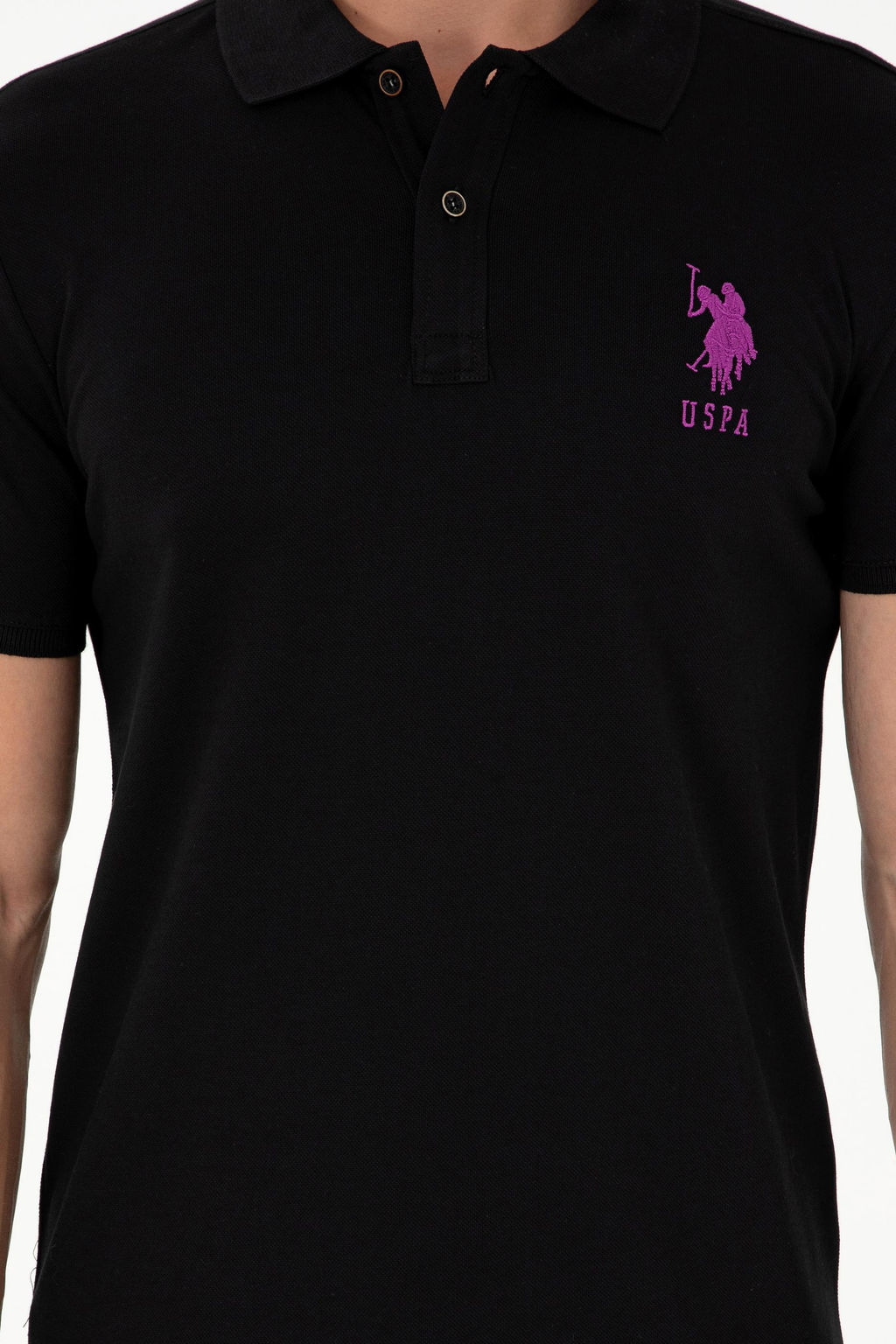 Мужская черная базовая футболка Неожиданная скидка в корзине - U.s. polo assn фото 6