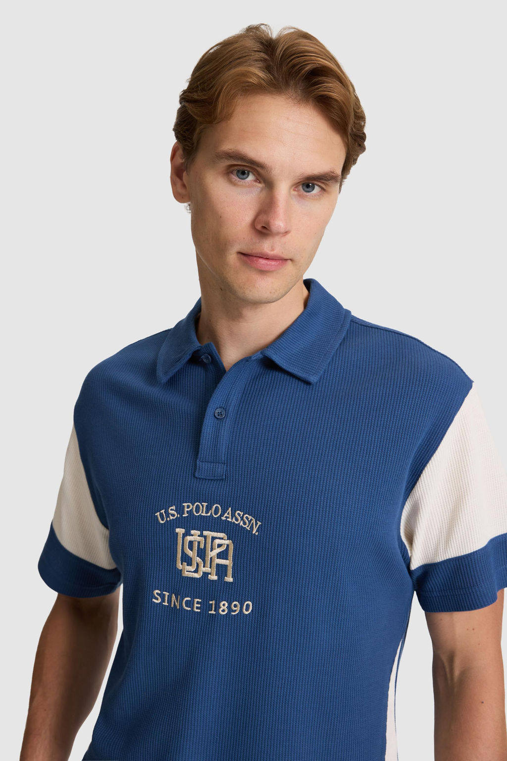 Erkek Lacivert Comfort Fit Polo Yaka Ti__rt