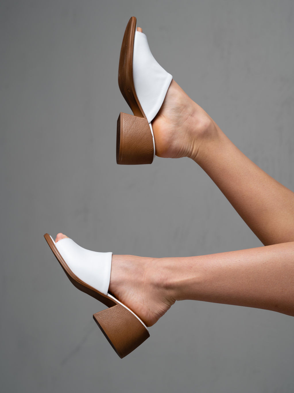 Сабо 4012.23663br.Белый+коричневый