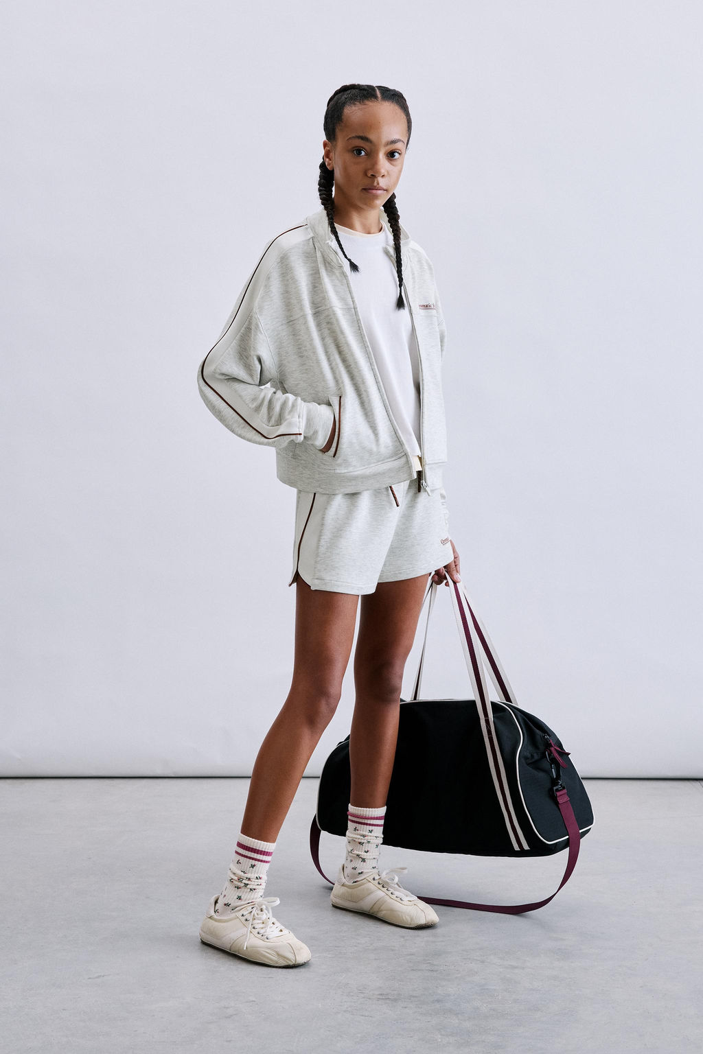 BERMUDA SPORTY CONTRASTE / Gris vigor? - Zara фото 7