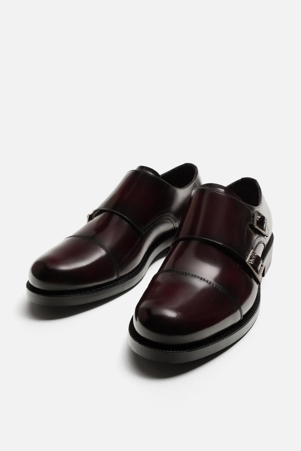 LEATHER BUCKLE SHOE - Zara фото 11