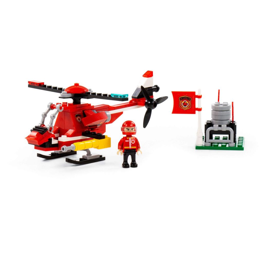 Конструктор Классик Пожарная служба-1.3 (108 элементов) (в коробке) - Полесье фото 2